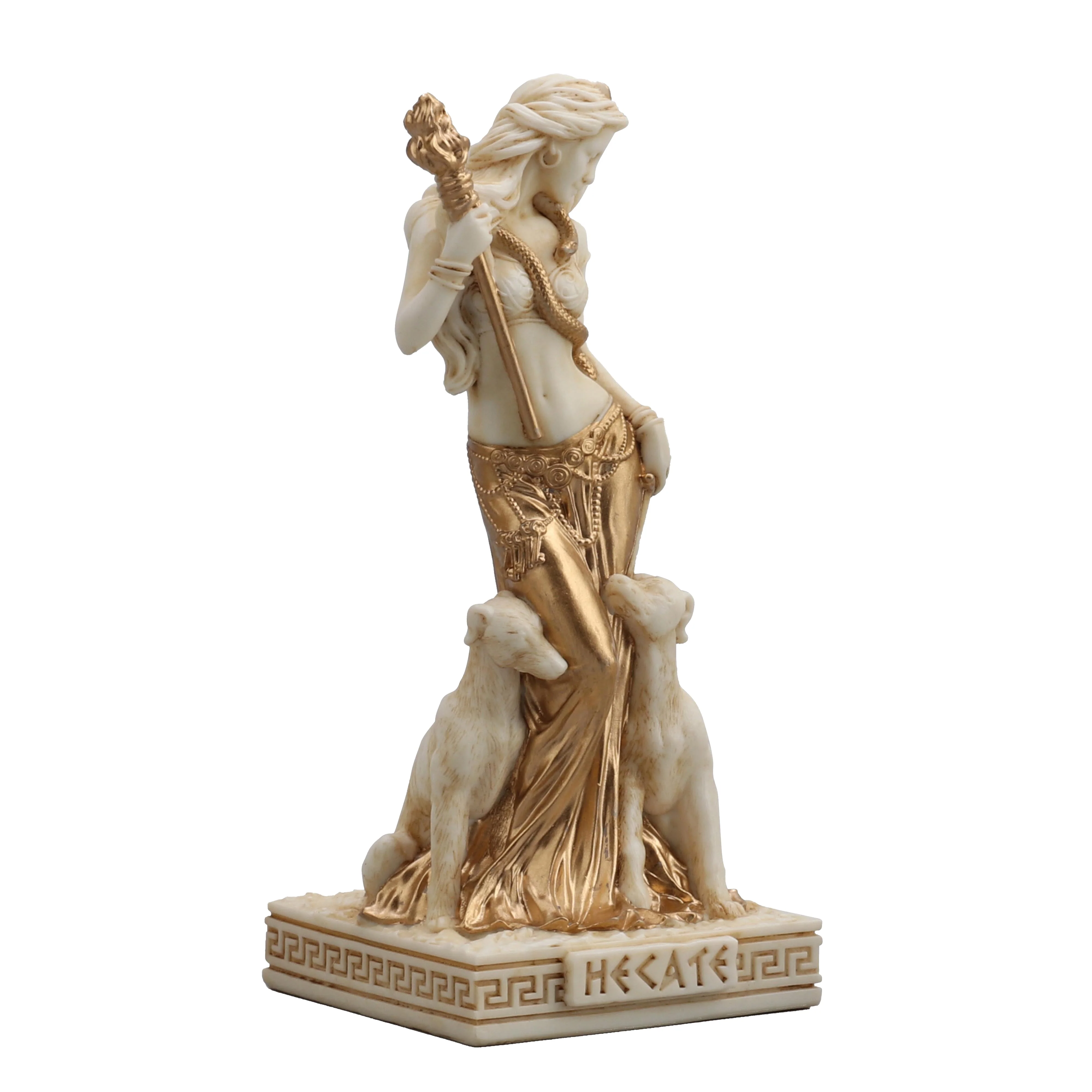 Hecate Greek Goddess Of Magic 9cm Veronese White Statue — additional product image 2 from ArtStatues