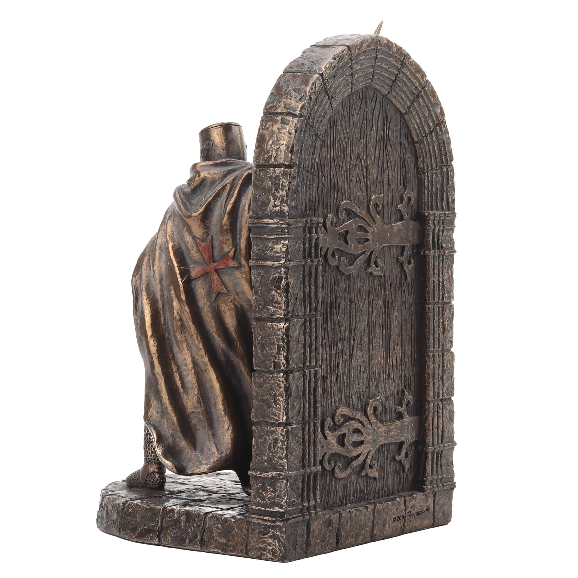 Templar Knight Bronze Statue – 19 cm Medieval Warrior — additional product image 4 from ArtStatues