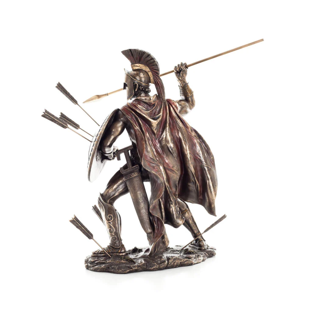 Leonidas Greek Spartan King Statue 33cm Veronese Statue — additional product image 3 from ArtStatues