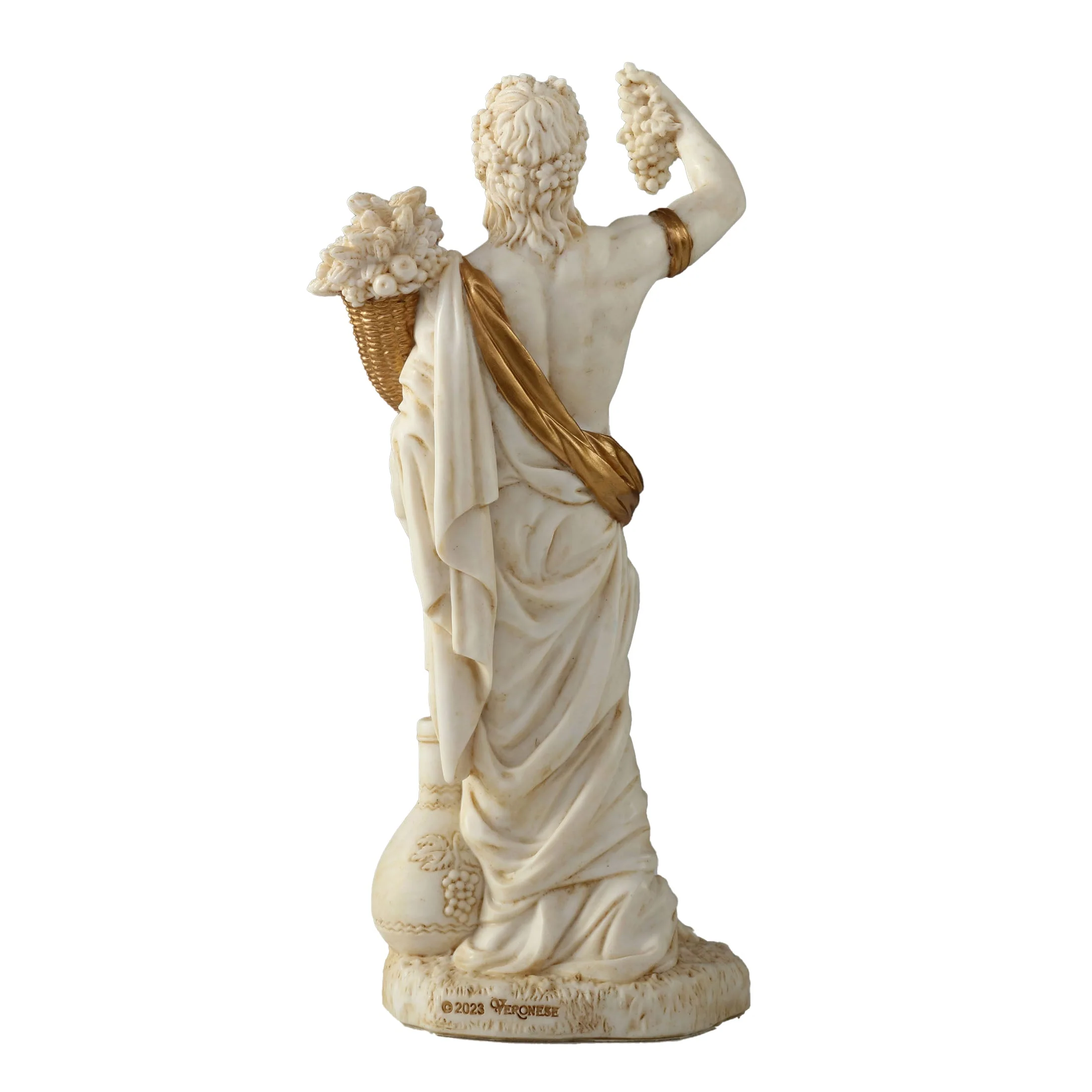 Dionysus Greek God Of Wine 16cm Veronese White Statue — additional product image 4 from ArtStatues
