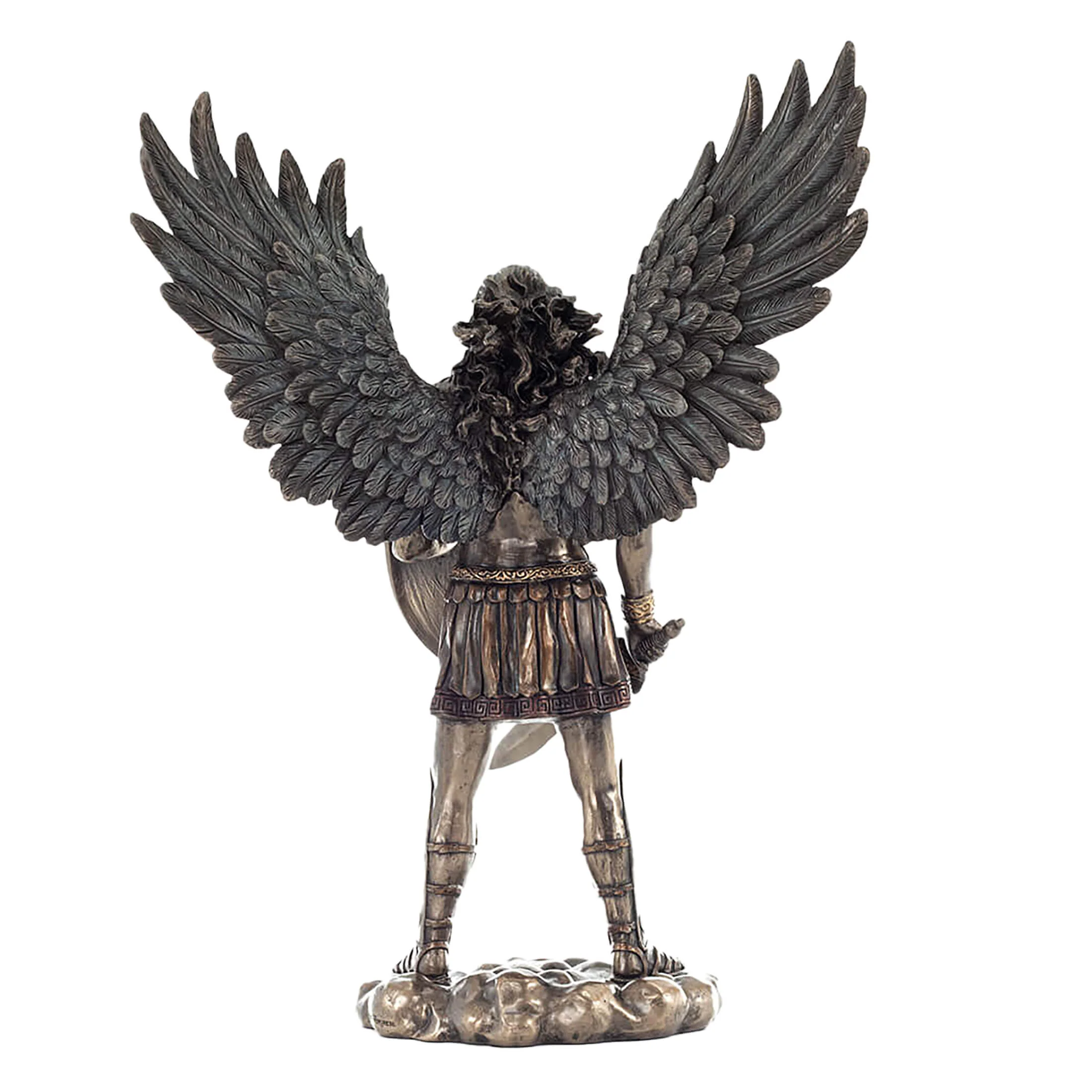 Archangel Saint Michael Bronze Statue – 27.5 cm Heavenly Guardian — additional product image 3 from ArtStatues