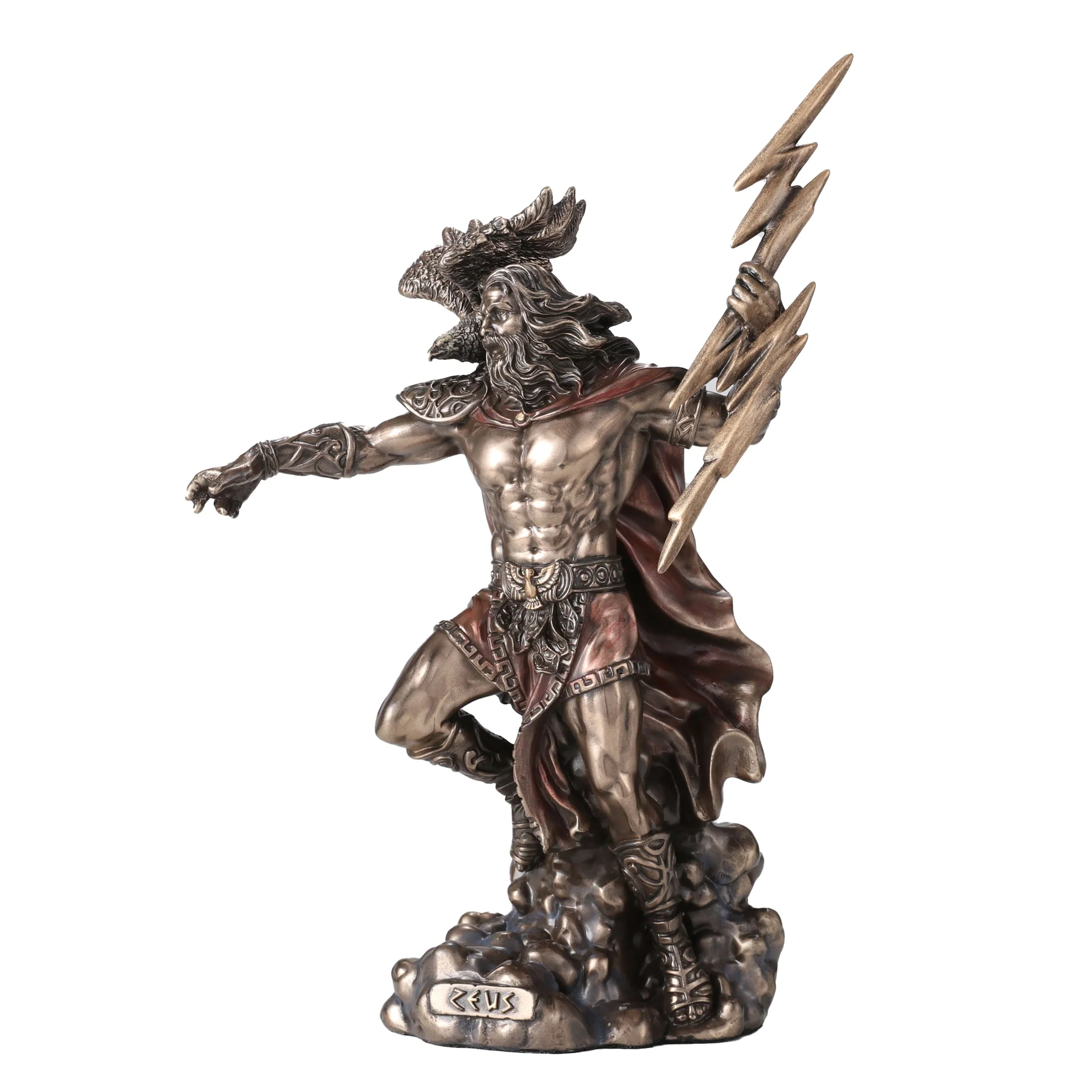 Zeus The Greek God Of The Sky 19cm Veronese Statue — additional product image 2 from ArtStatues