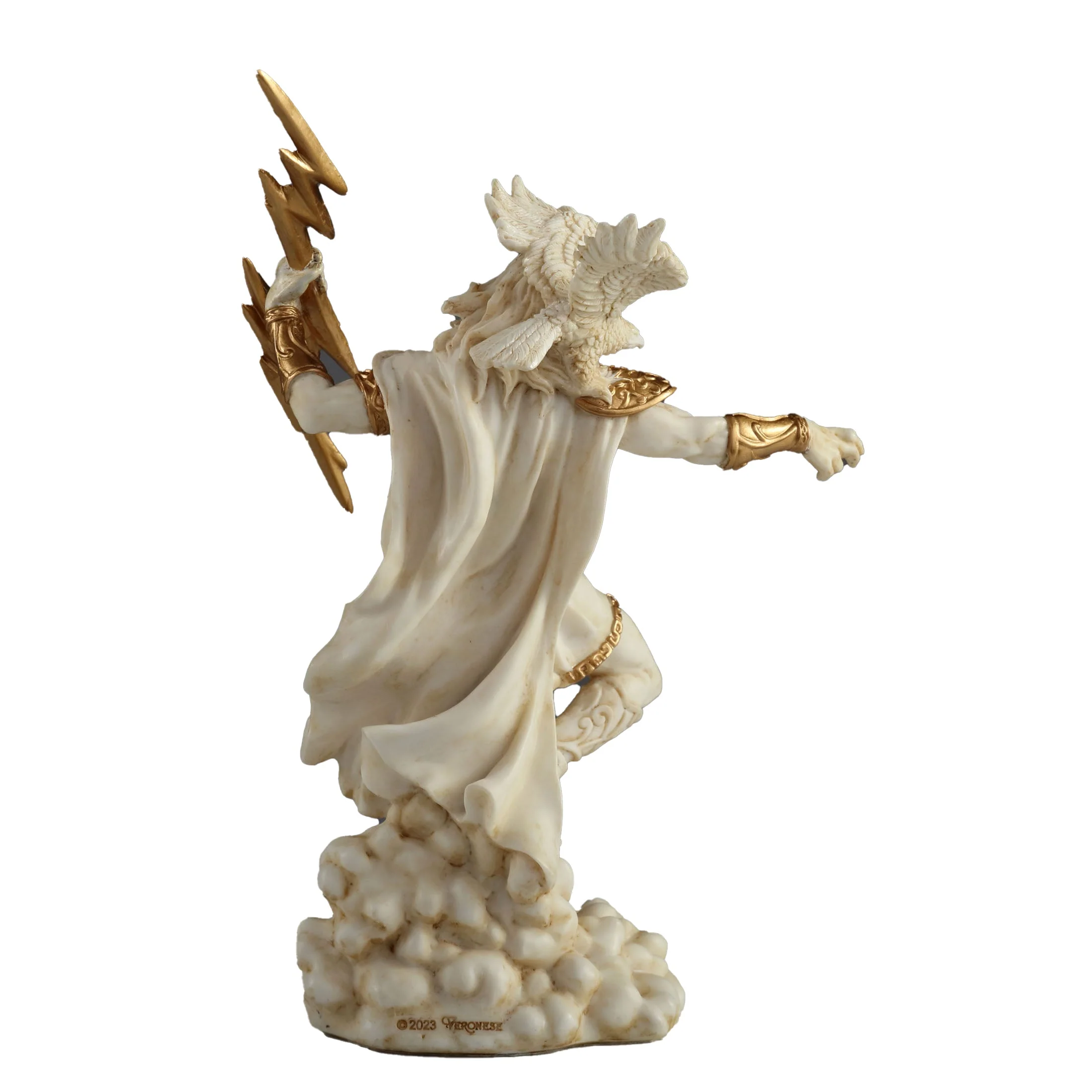 Zeus The Greek God Of The Sky 19cm Veronese White Statue — additional product image 3 from ArtStatues