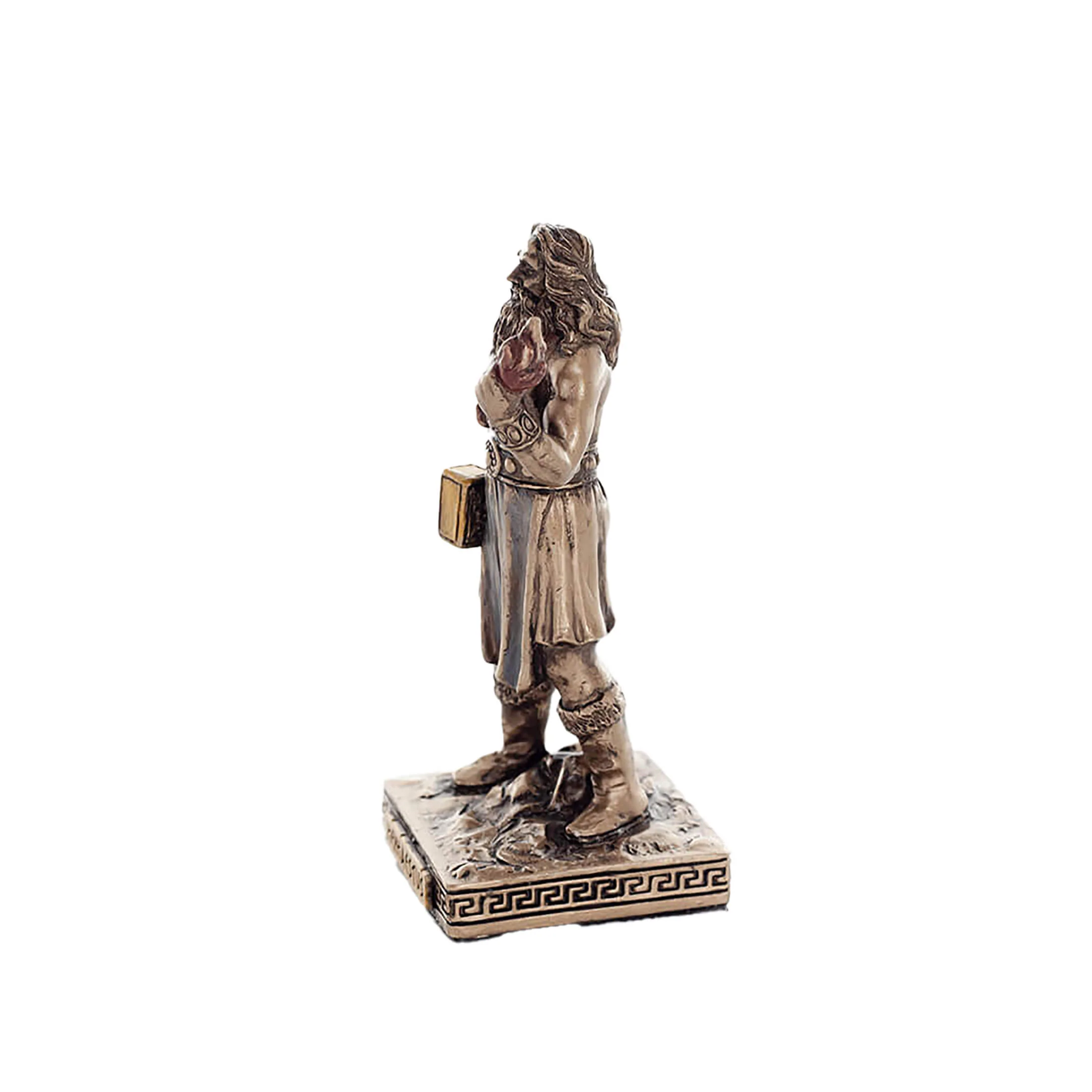 Hephaestus Miniature Statue – Cold-Cast Bronze, 9 cm — additional product image 2 from ArtStatues