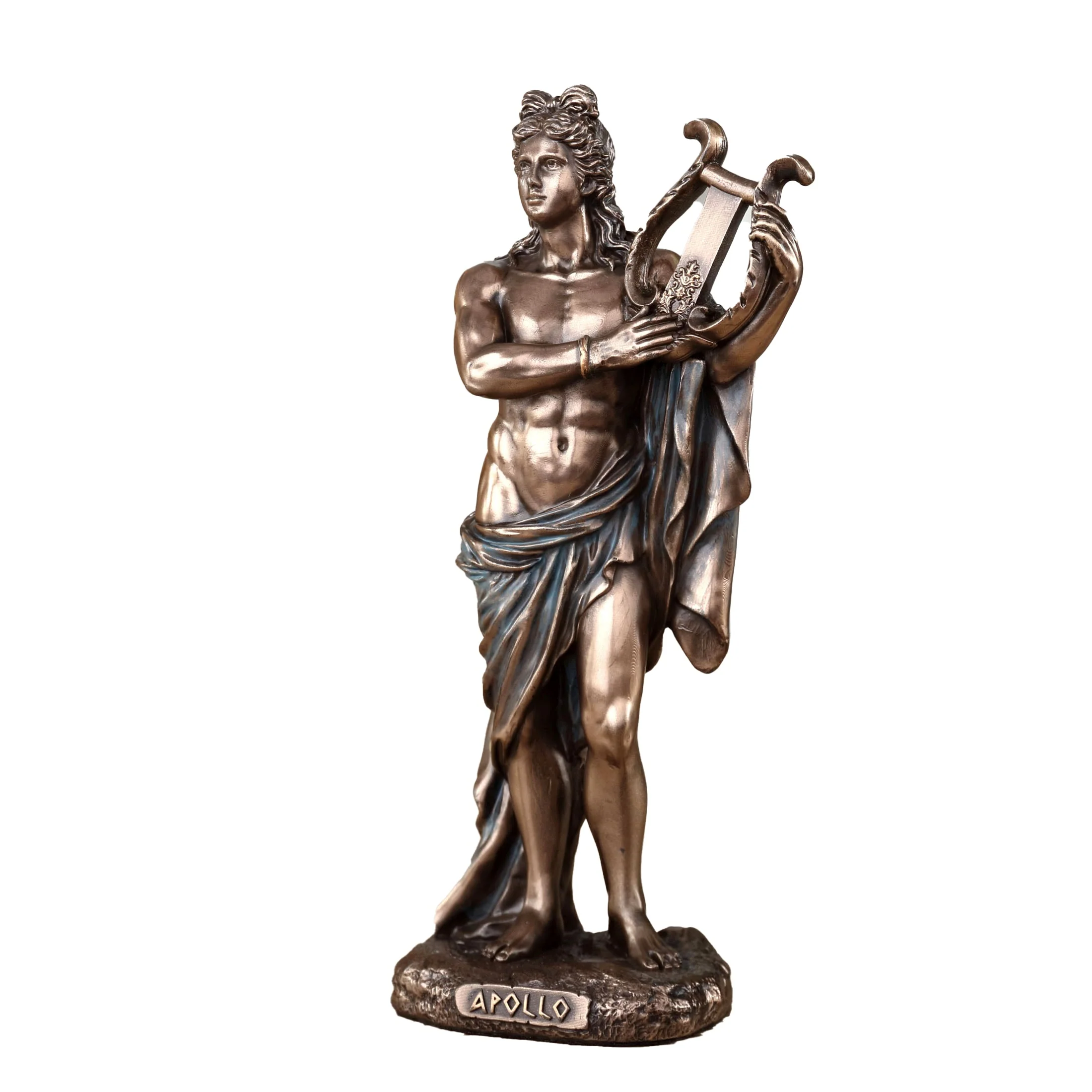 Greek God Apollo Playing Lyre 16cm Veronese Statue — additional product image 4 from ArtStatues