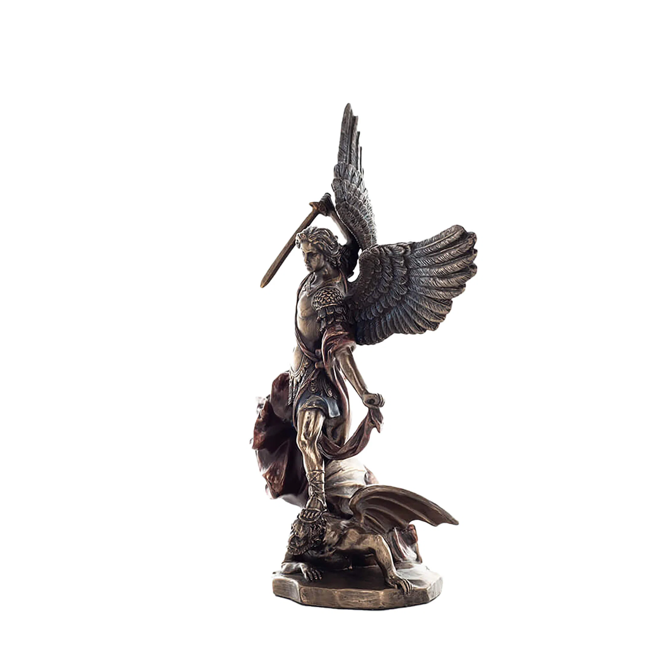 Archangel Saint Michael Bronze Statue 20cm Defender of Heaven Figurine — additional product image 2 from ArtStatues