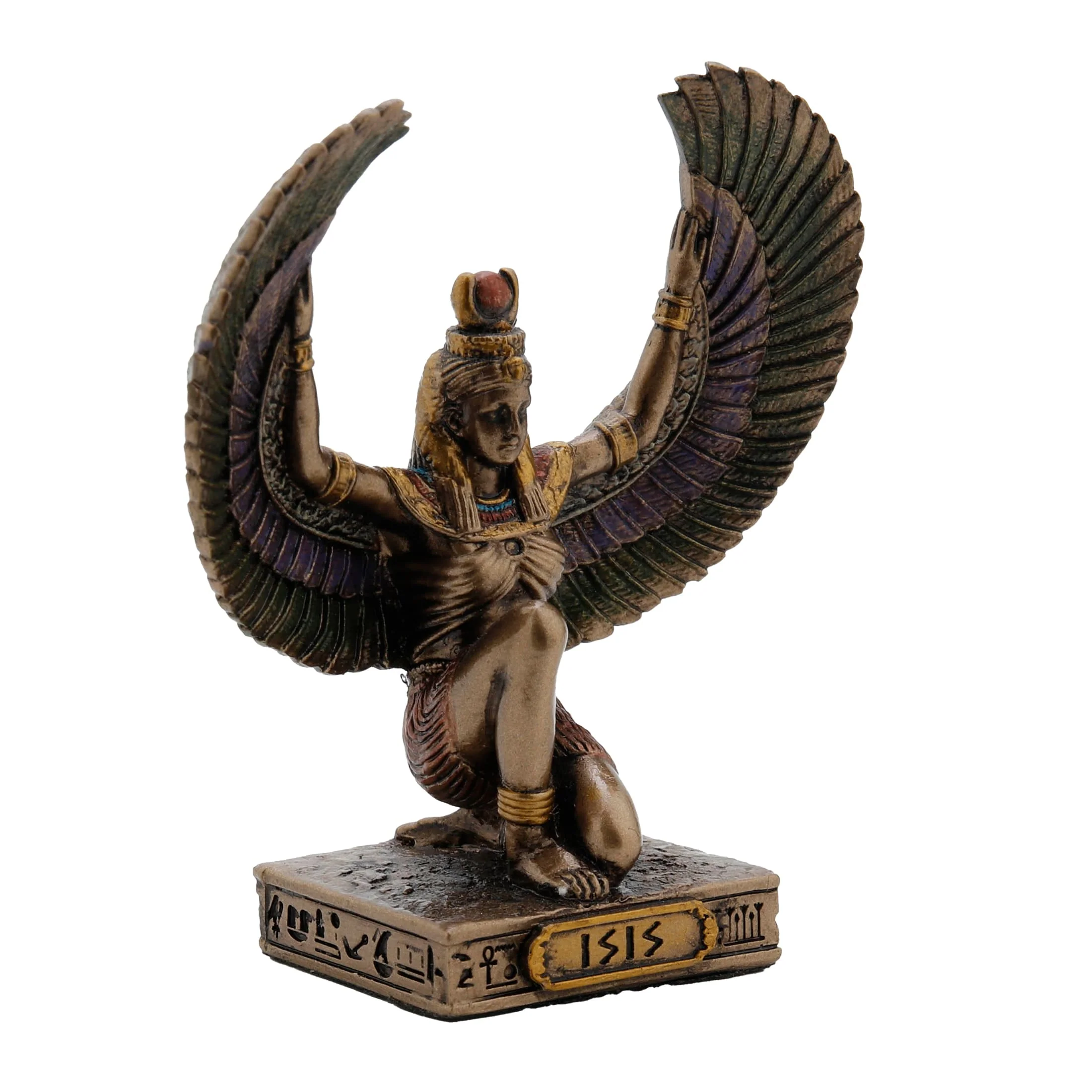 Isis Egyptian Goddess Statue – Cold-Cast Bronze, 8.5 cm — additional product image 2 from ArtStatues