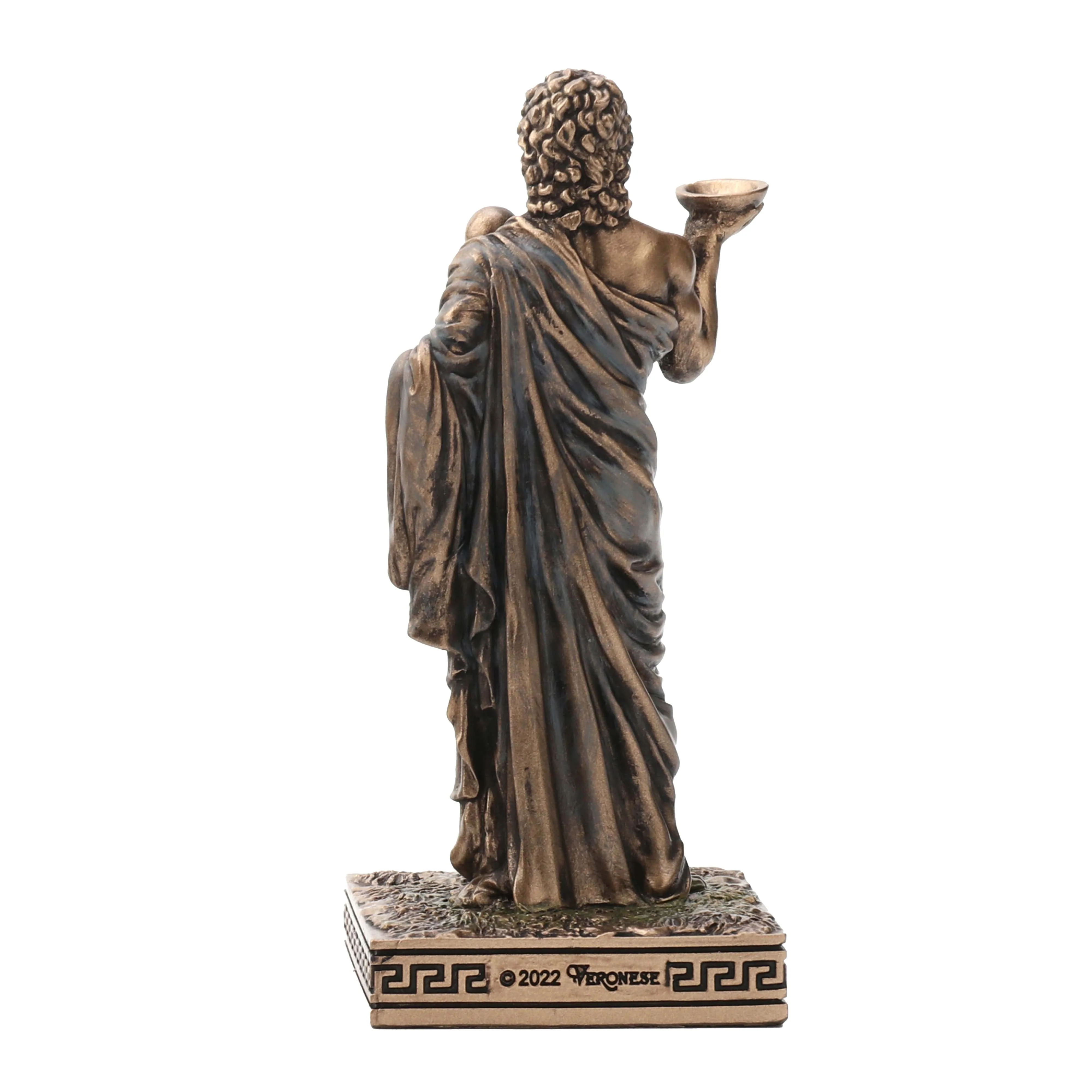 Asclepius Greek God Of Medicine 9cm Veronese Statue — additional product image 4 from ArtStatues