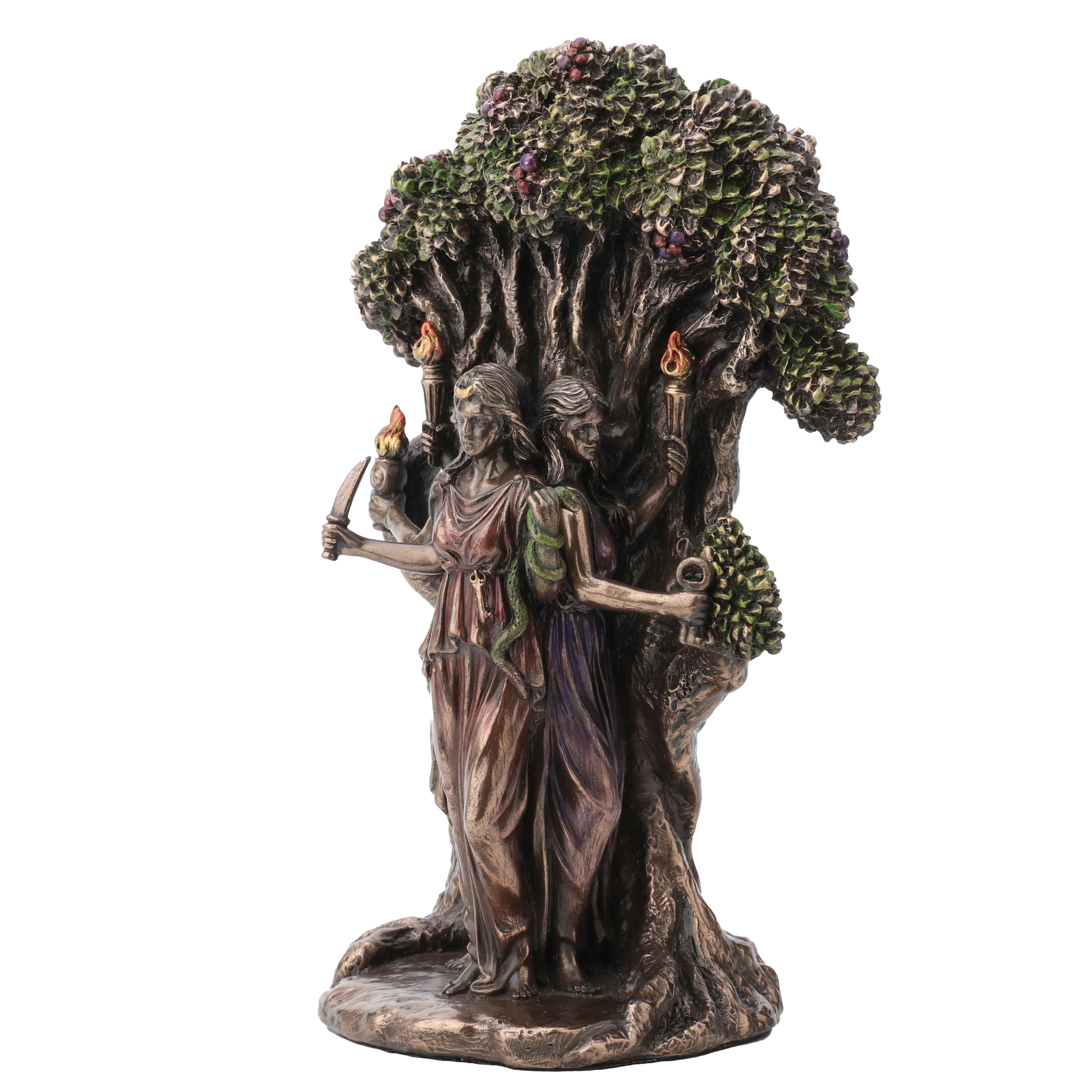 Triple Moon Goddess Hecate 18.5cm Veronese Statue — additional product image 3 from ArtStatues