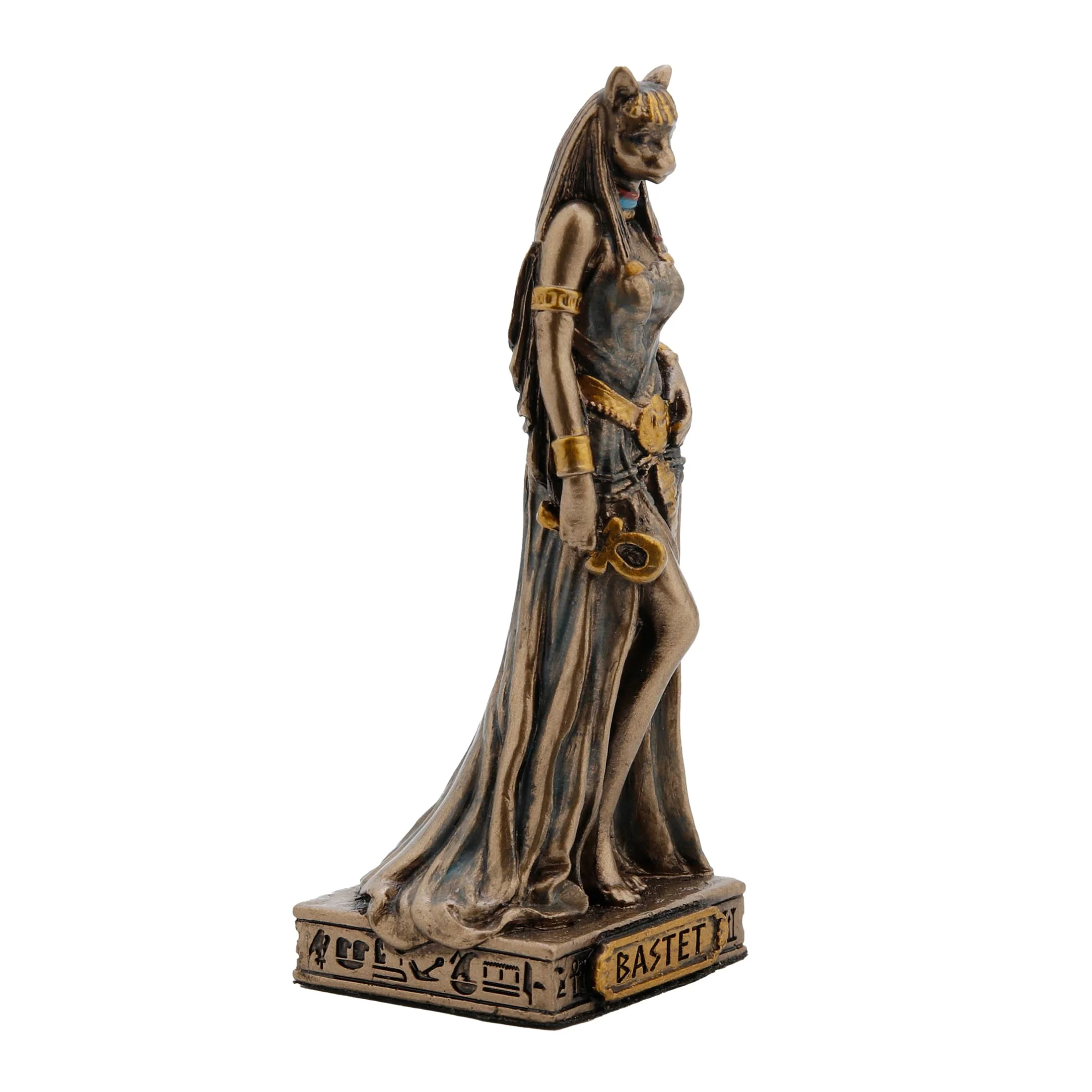 Bastet Egyptian Goddess Statue – Cold-Cast Bronze, 8.5 cm — additional product image 2 from ArtStatues