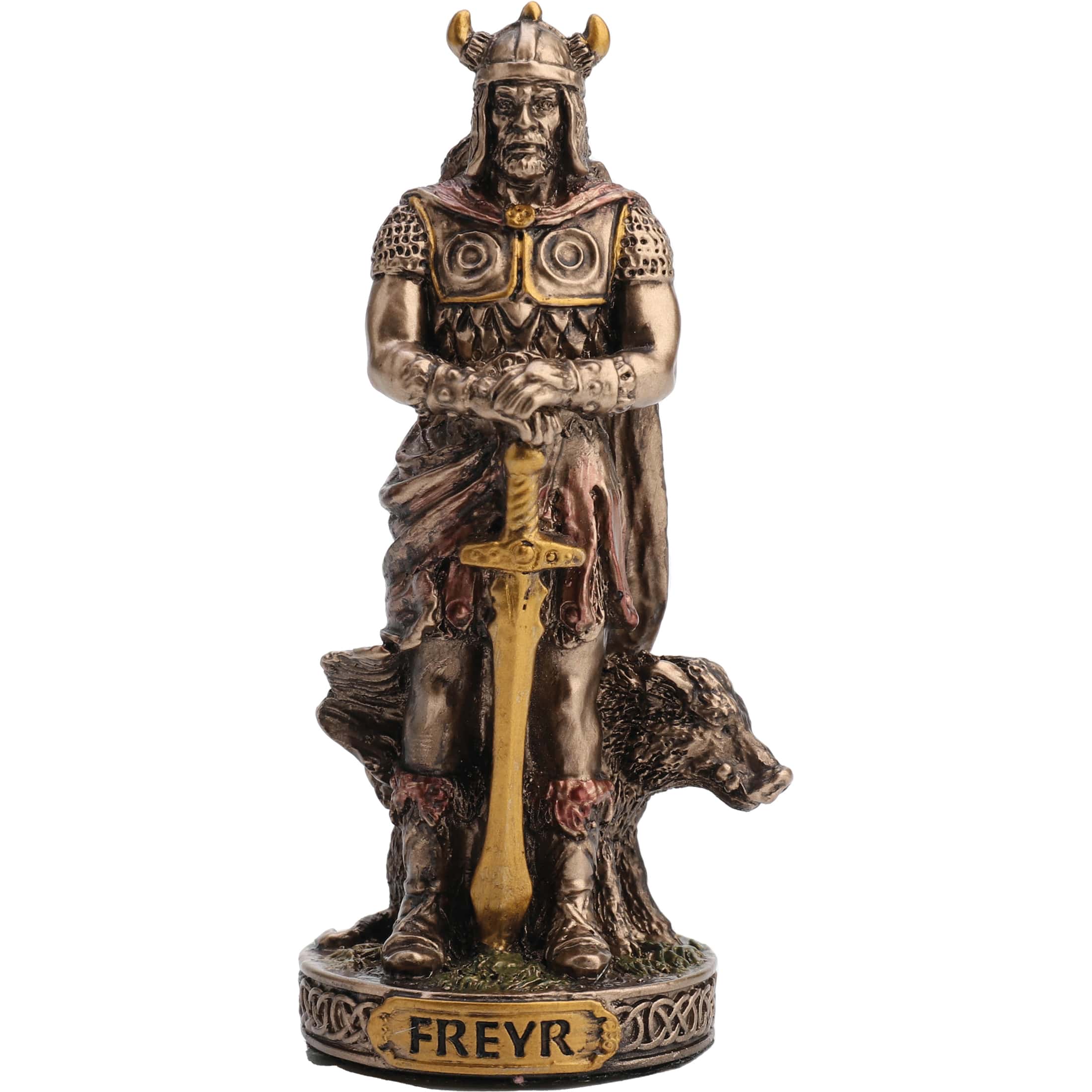 Set 12 Twelve Norse Gods Cold Cast Bronze & Resin Miniatures — additional product image 4 from ArtStatues