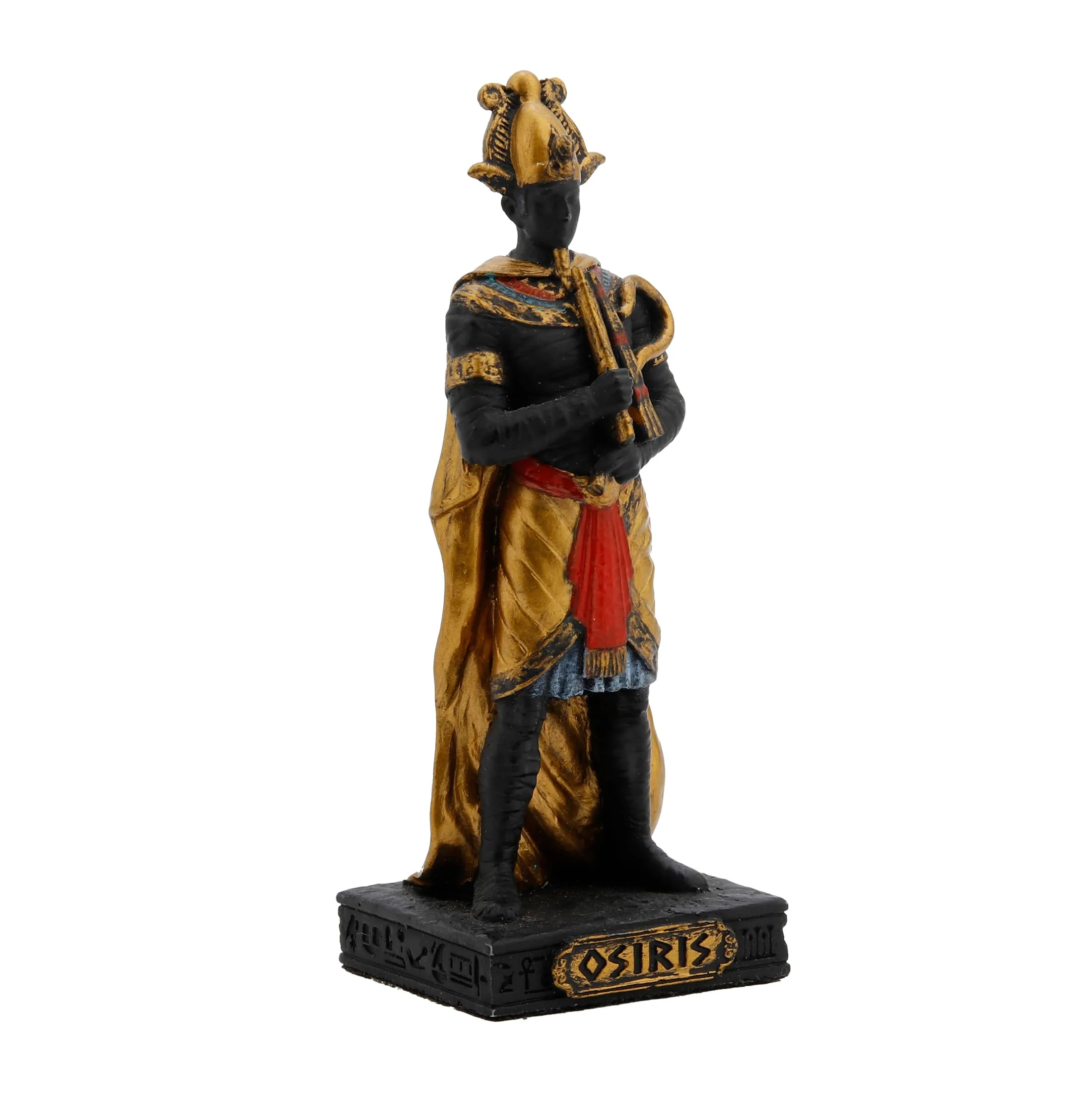 Osiris Egyptian God Resin Statue with Gold Accents – 8.5 cm — additional product image 2 from ArtStatues