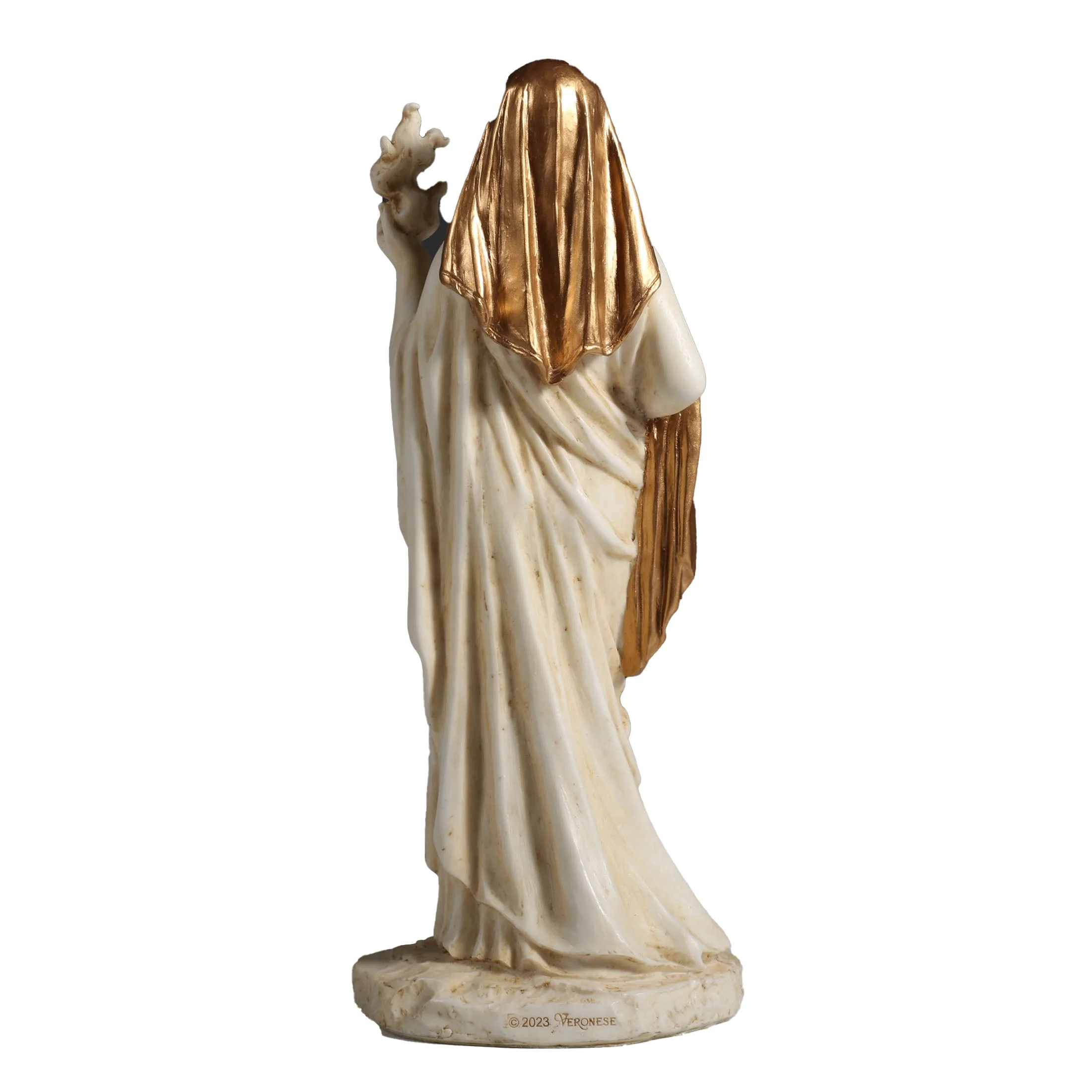 Hestia Greek Goddess Of Home And Hearth 16cm Veronese White Statue — additional product image 3 from ArtStatues