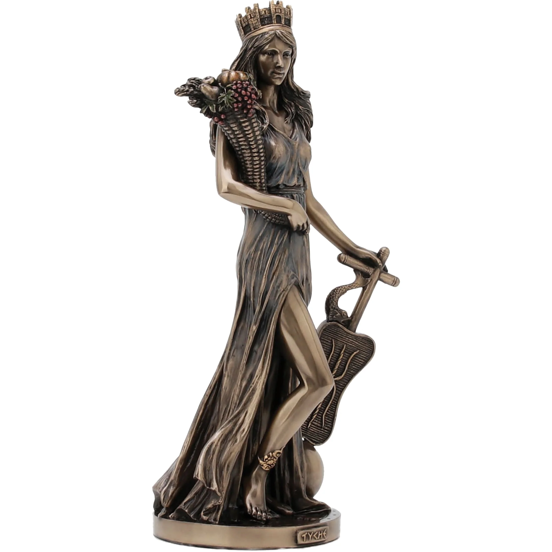 Fortuna Statue (28.5cm) – Veronese Cold-Cast Bronze — additional product image 2 from ArtStatues