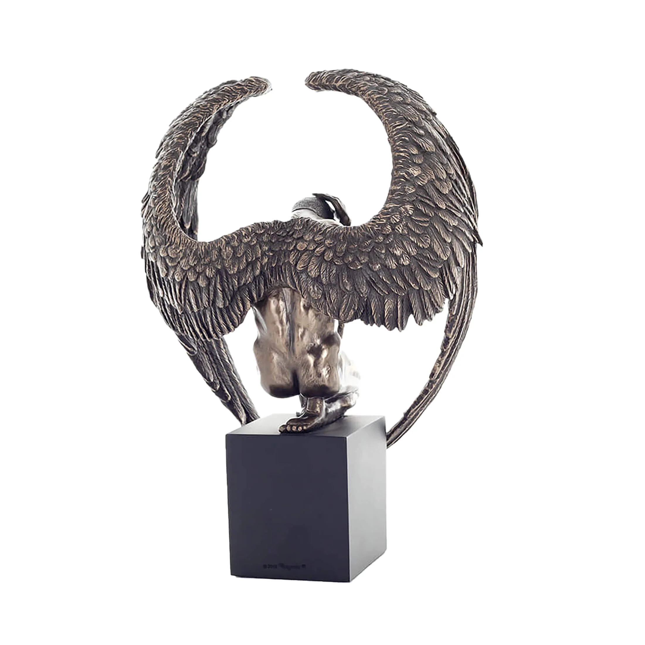 Fallen Angel Bronze Statue – 25.5 cm Symbol of Sorrow & Redemption — additional product image 3 from ArtStatues