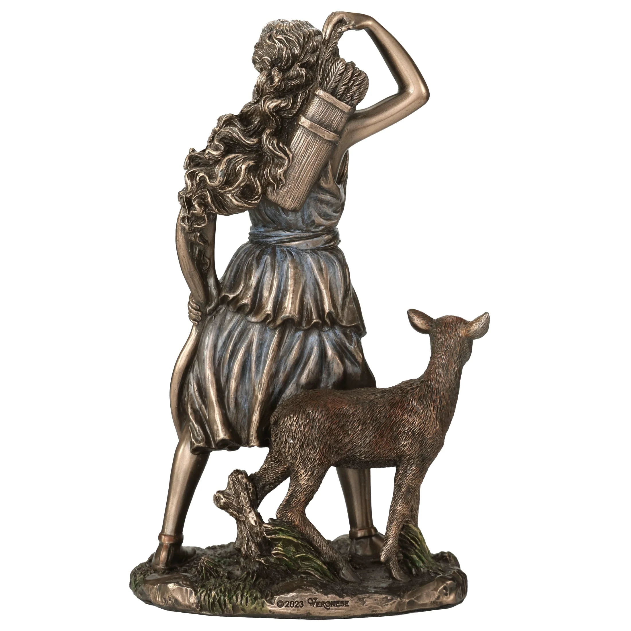 Artemis The Greek Goddess Of The Hunt 16.5cm Veronese Statue — additional product image 4 from ArtStatues