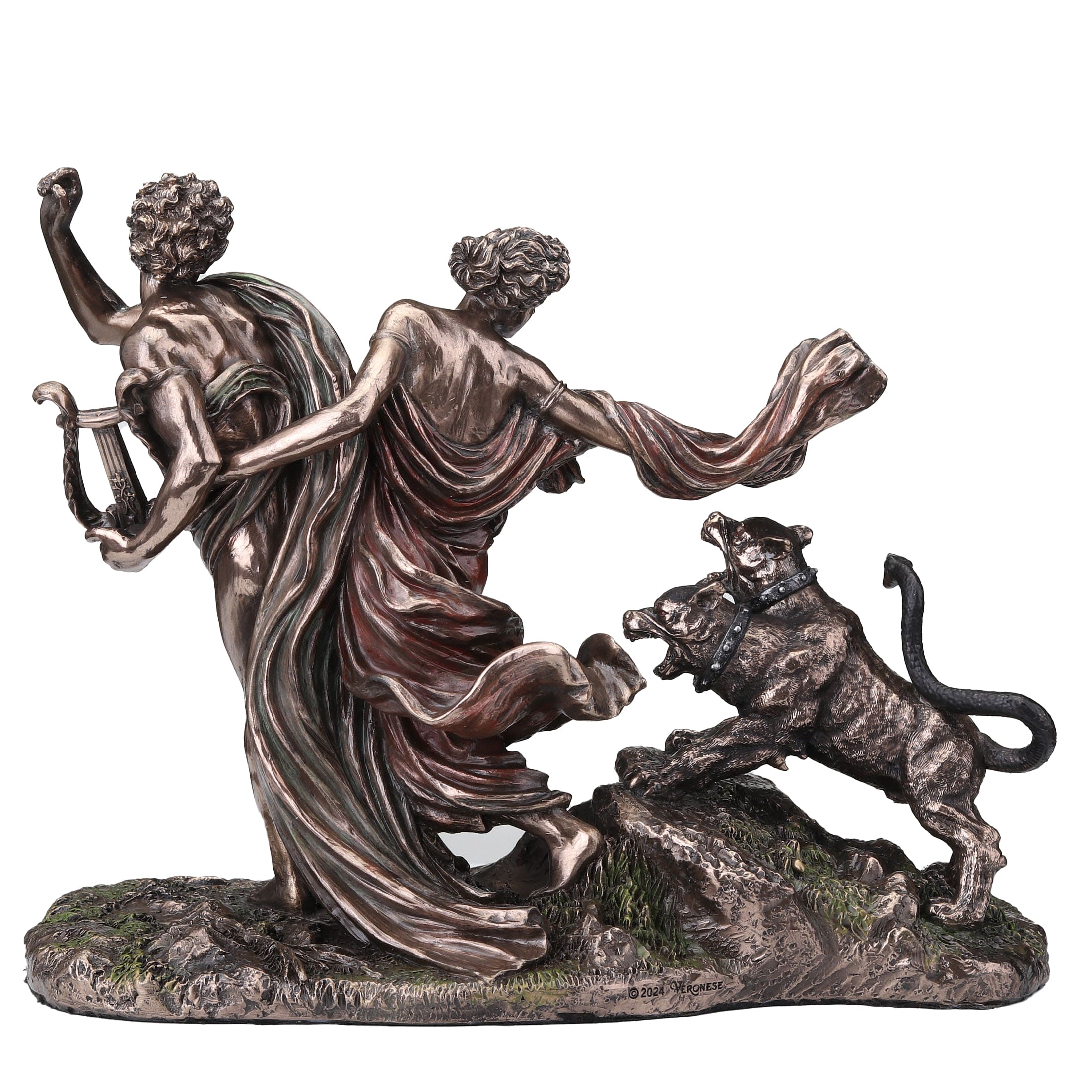 Orpheus and Eurydice Statue – Veronese Bronze, 23.5×18 cm — additional product image 3 from ArtStatues