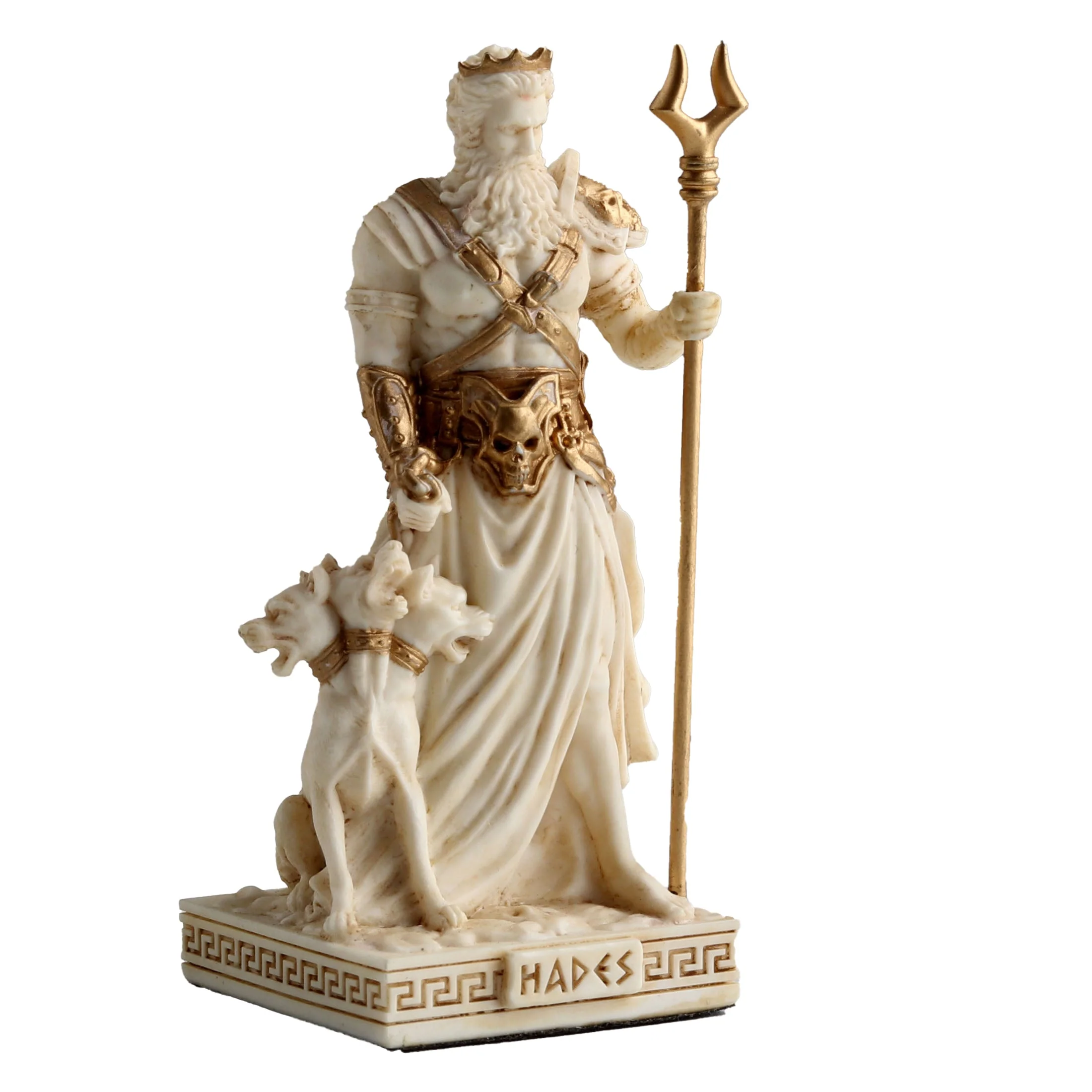 Hades Greek God Of Underworld 9.2cm Veronese White Statue — additional product image 2 from ArtStatues