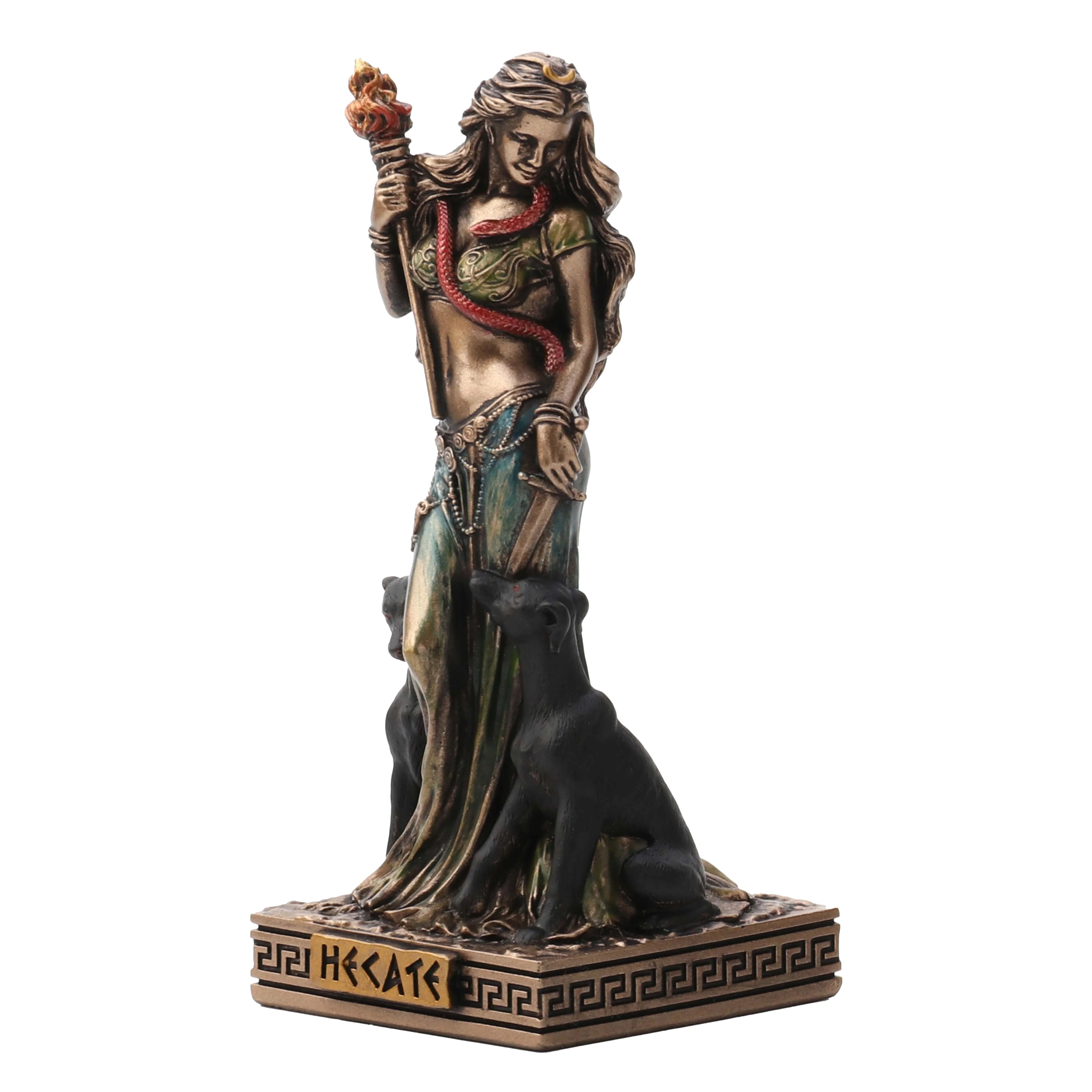Hecate Greek Goddess Of Magic 9cm Veronese Statue — additional product image 3 from ArtStatues