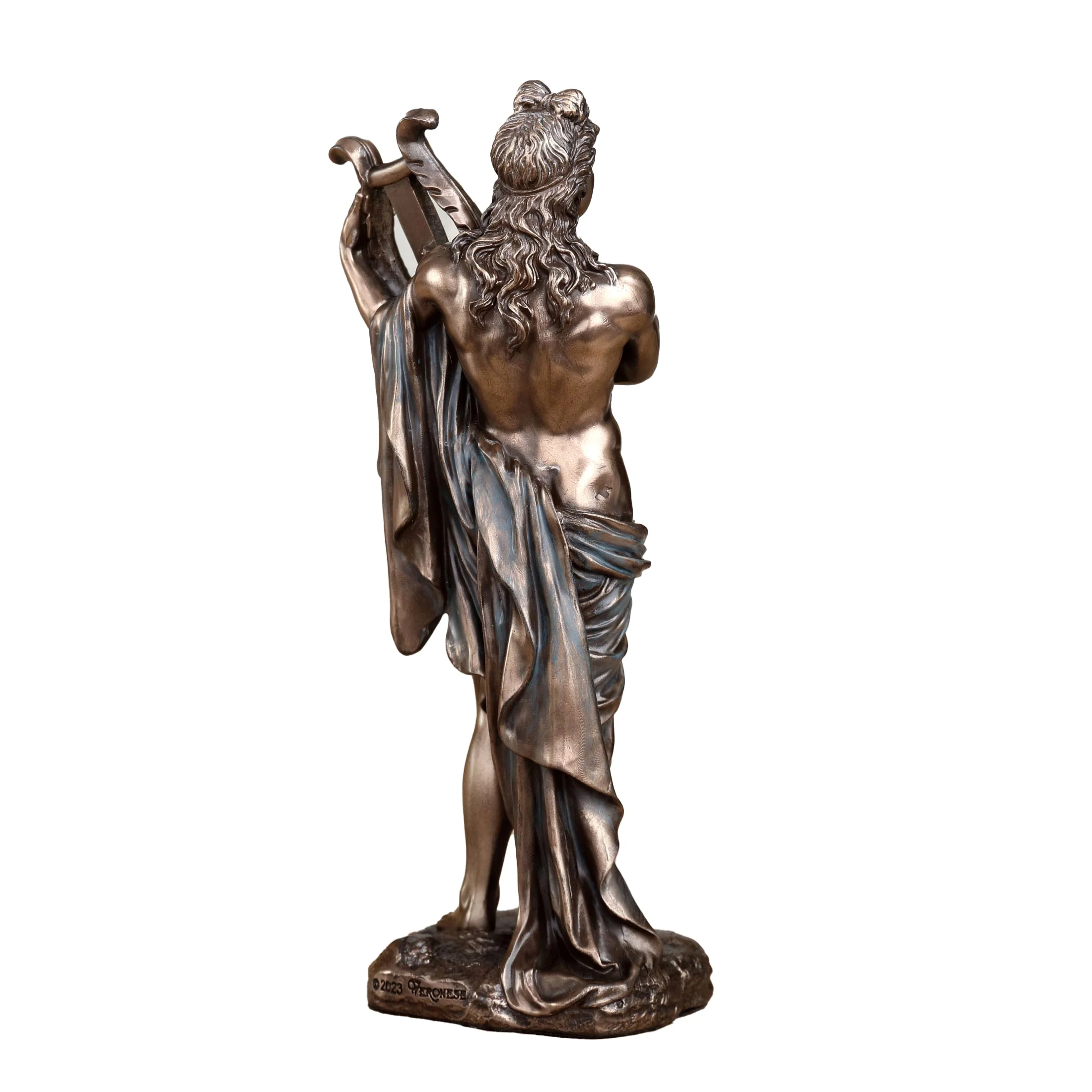Greek God Apollo Playing Lyre 16cm Veronese Statue — additional product image 3 from ArtStatues