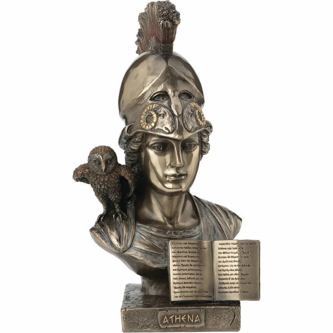 Athena Bust Goddess of Wisdom and War 21,5cm Veronese Statue — additional product image 2 from ArtStatues
