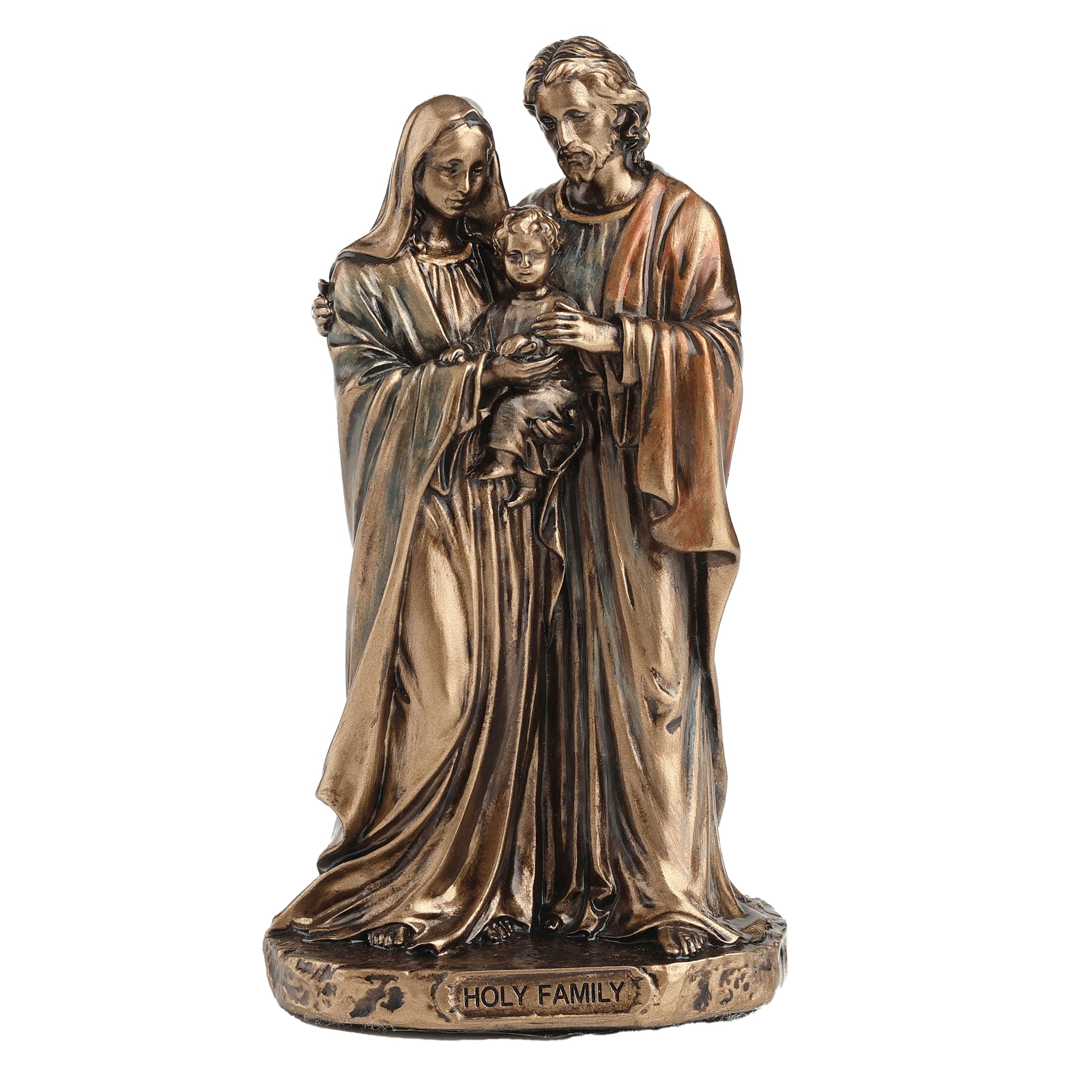 Holy Family Statue – Cold-Cast Bronze, 8.5 cm Figurine