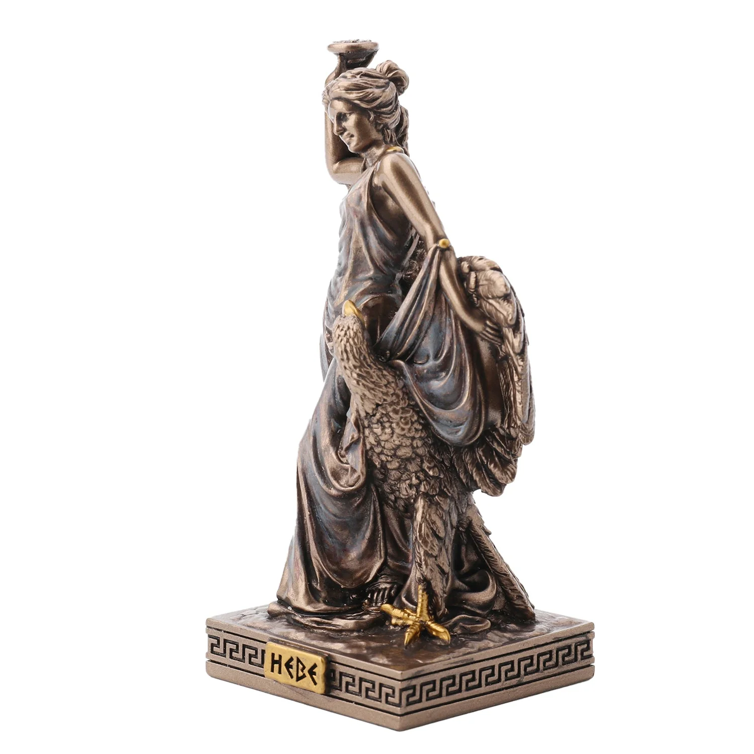 Hebe The Greek Goddess Of Youth 9cm Veronese Statue — additional product image 2 from ArtStatues