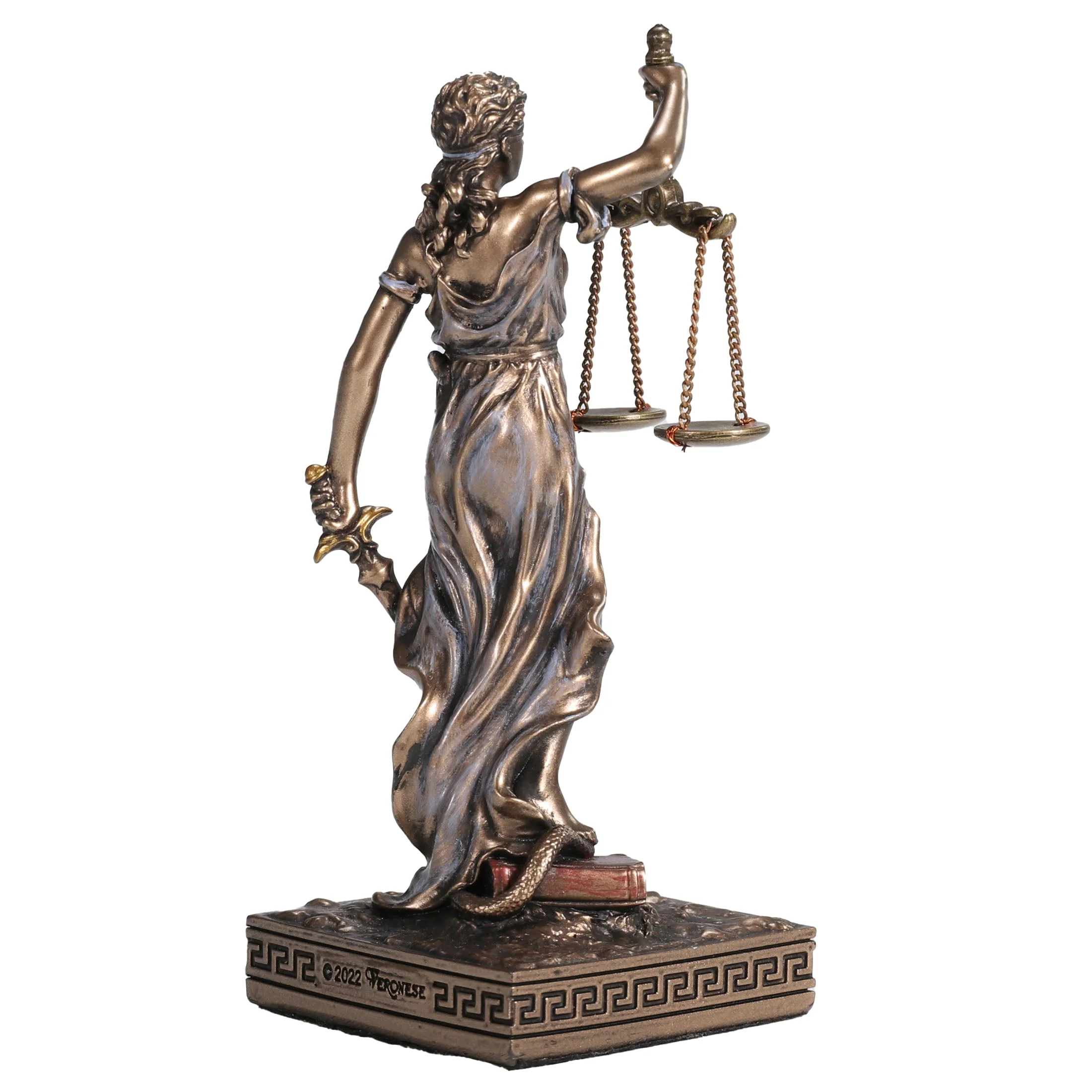 Themis Greek Goddess of Justice 10cm Veronese Statue — additional product image 4 from ArtStatues
