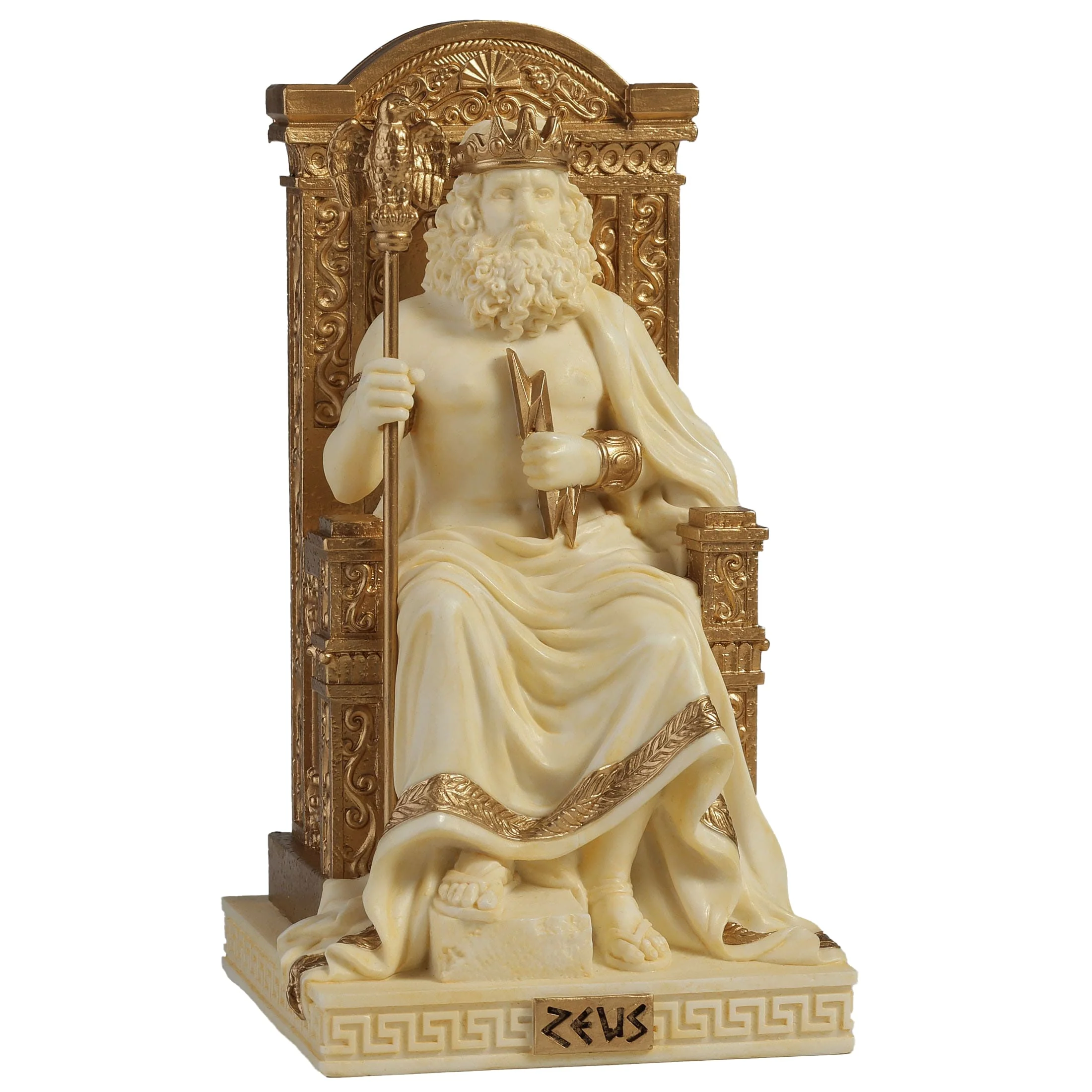 Zeus Greek God of Sky & Thunder Statue – 15.5 cm — additional product image 2 from ArtStatues