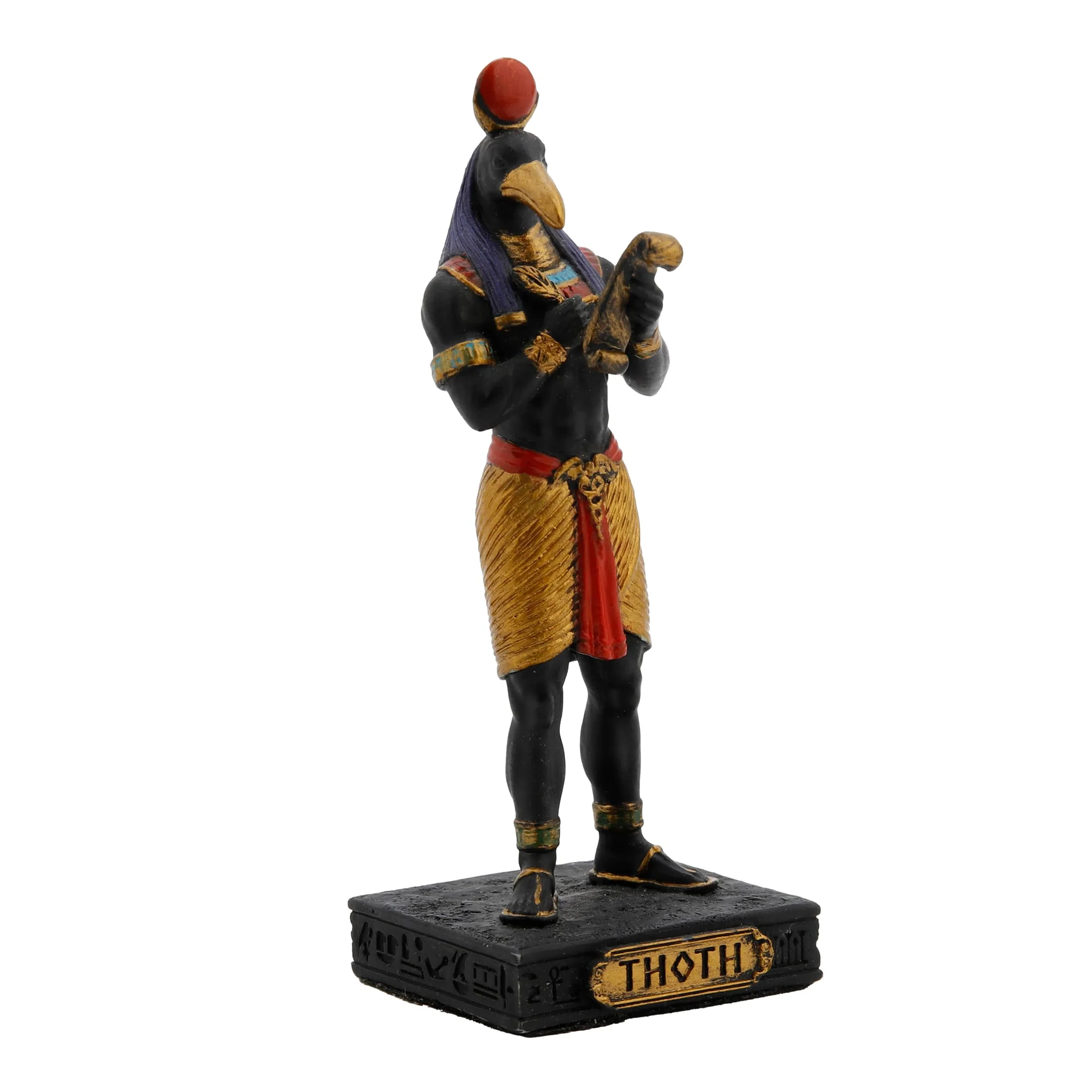 Thoth Egyptian God Resin Statue with Gold Accents – 8.5 cm — additional product image 2 from ArtStatues