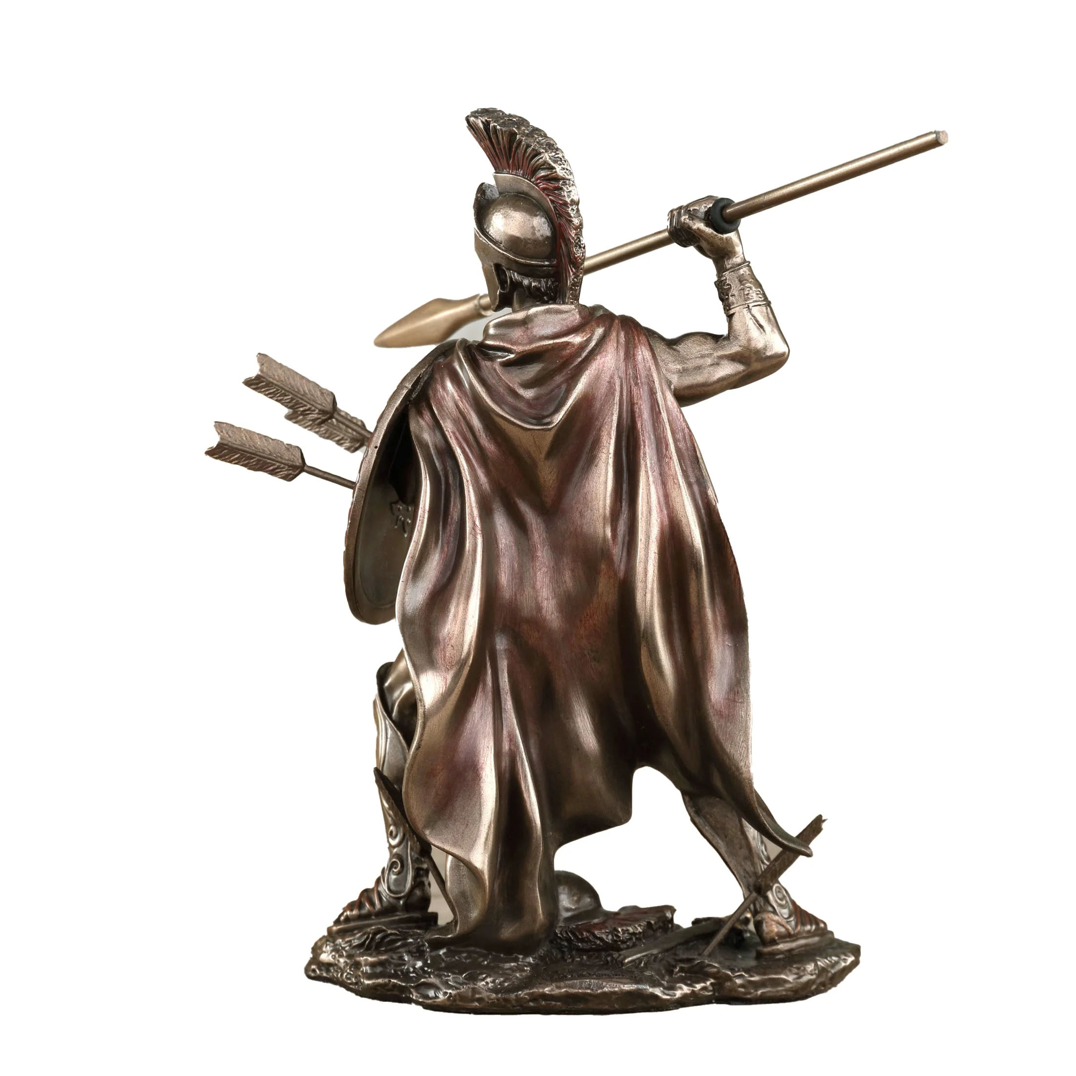 Spartan King Leonidas With Spear And Shield 15.5cm Veronese Statue — additional product image 3 from ArtStatues