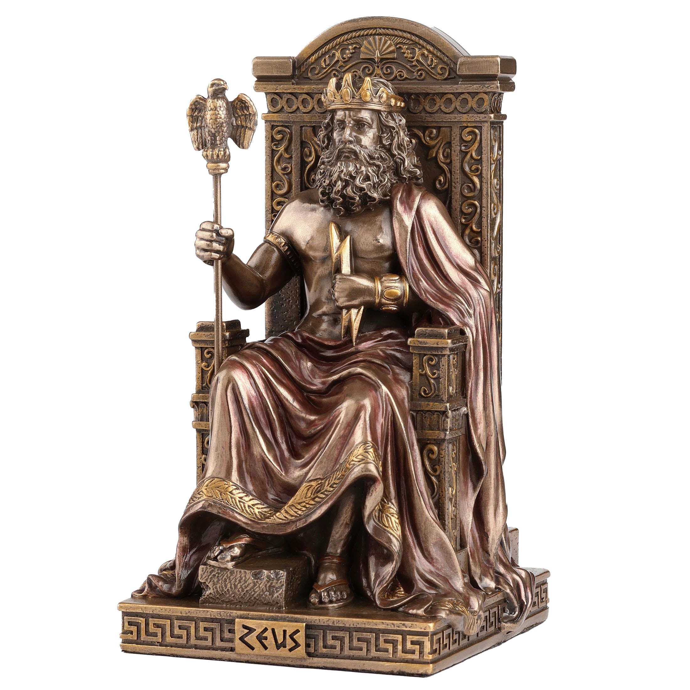 Zeus Greek God of Thunder & Sky Statue – 15.5 cm