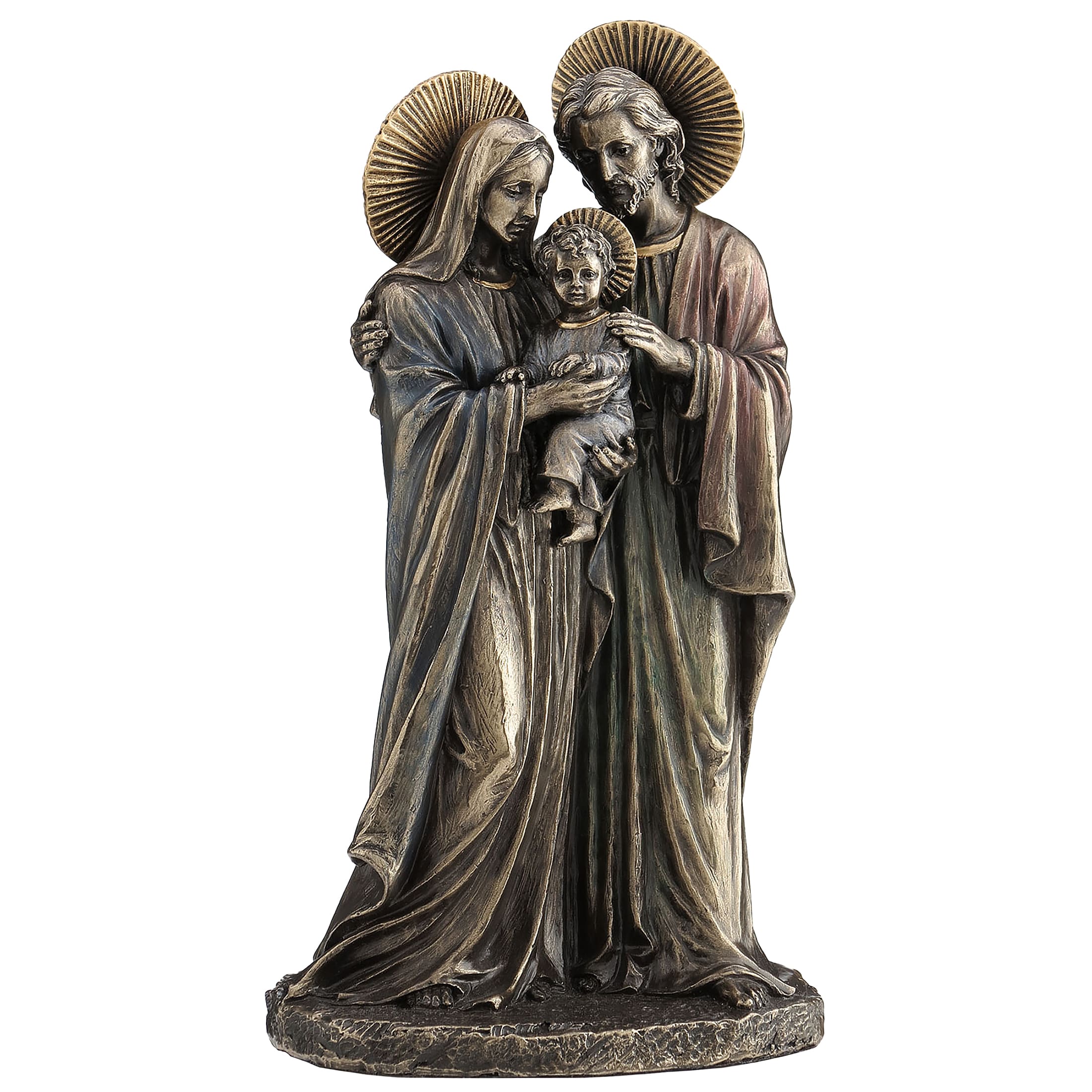 Holy Family Bronze Statue – 22 cm Sacred Christian Figurine — additional product image 2 from ArtStatues