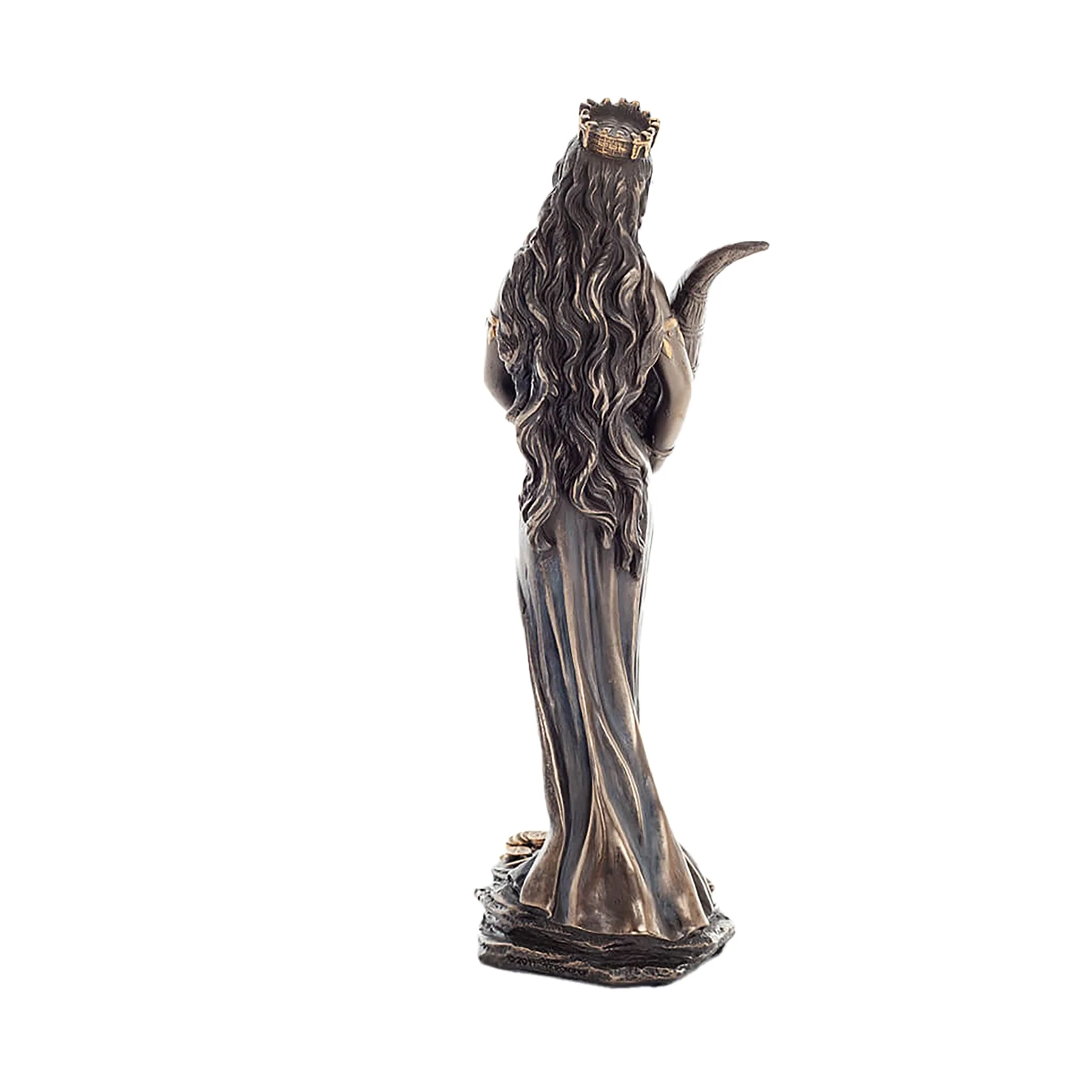 Fortuna Goddess of Luck Statue – 18,5cm Veronese Cold-Cast Bronze Roman Mythology Figurine — additional product image 3 from ArtStatues
