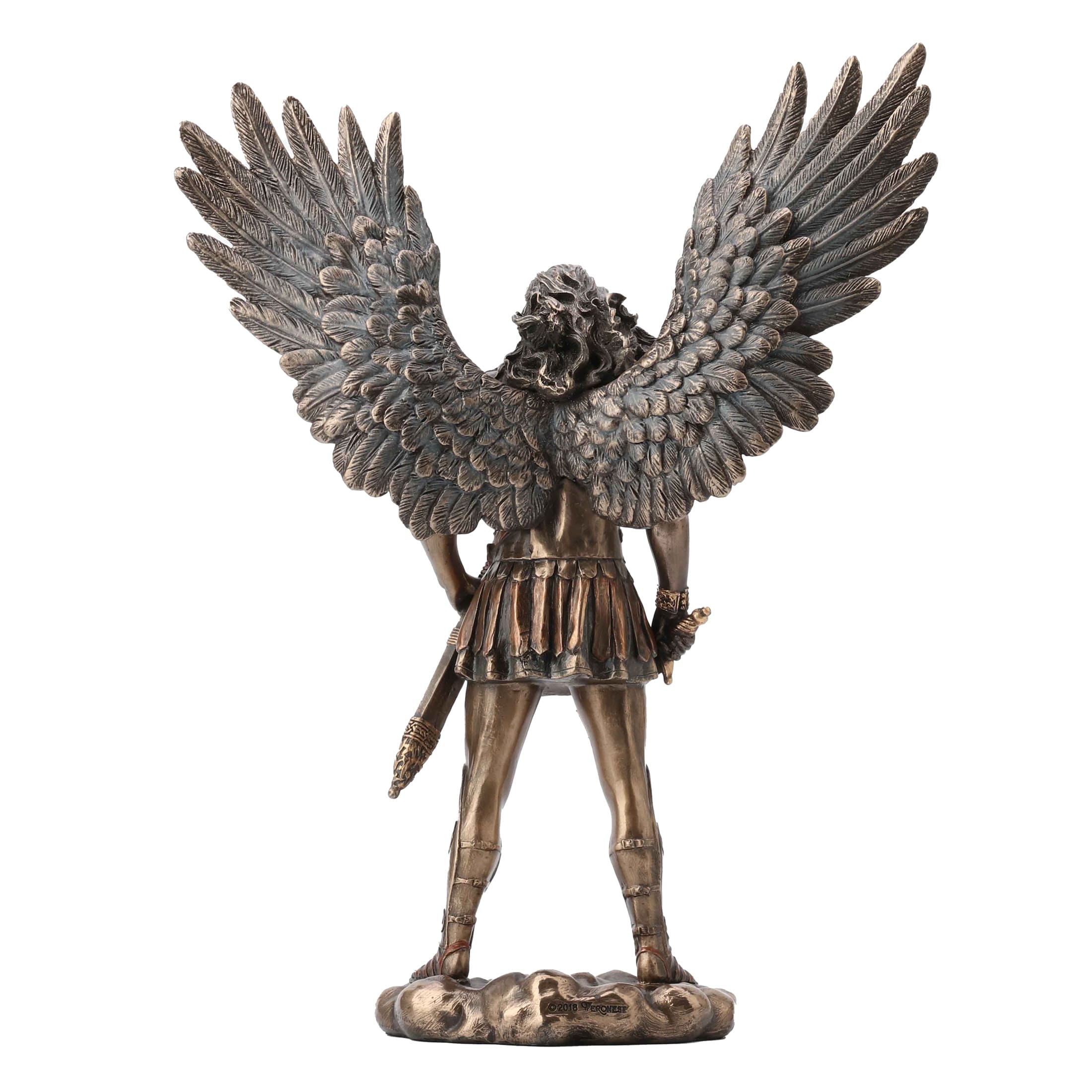 Archangel Saint Michael Statue – Cold-Cast Bronze, 27.5 cm — additional product image 4 from ArtStatues