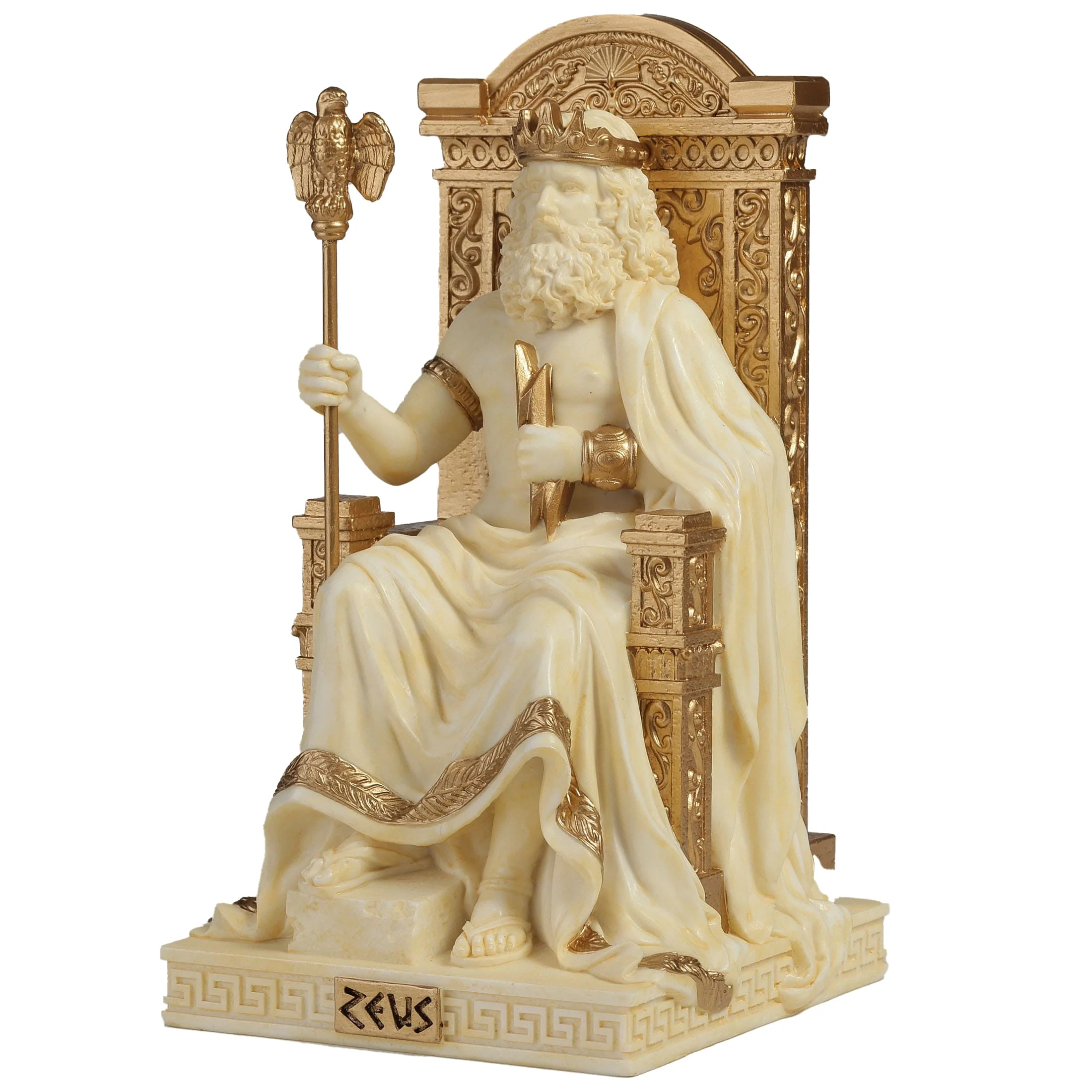 Zeus Greek God of Sky & Thunder Statue – 15.5 cm — additional product image 3 from ArtStatues