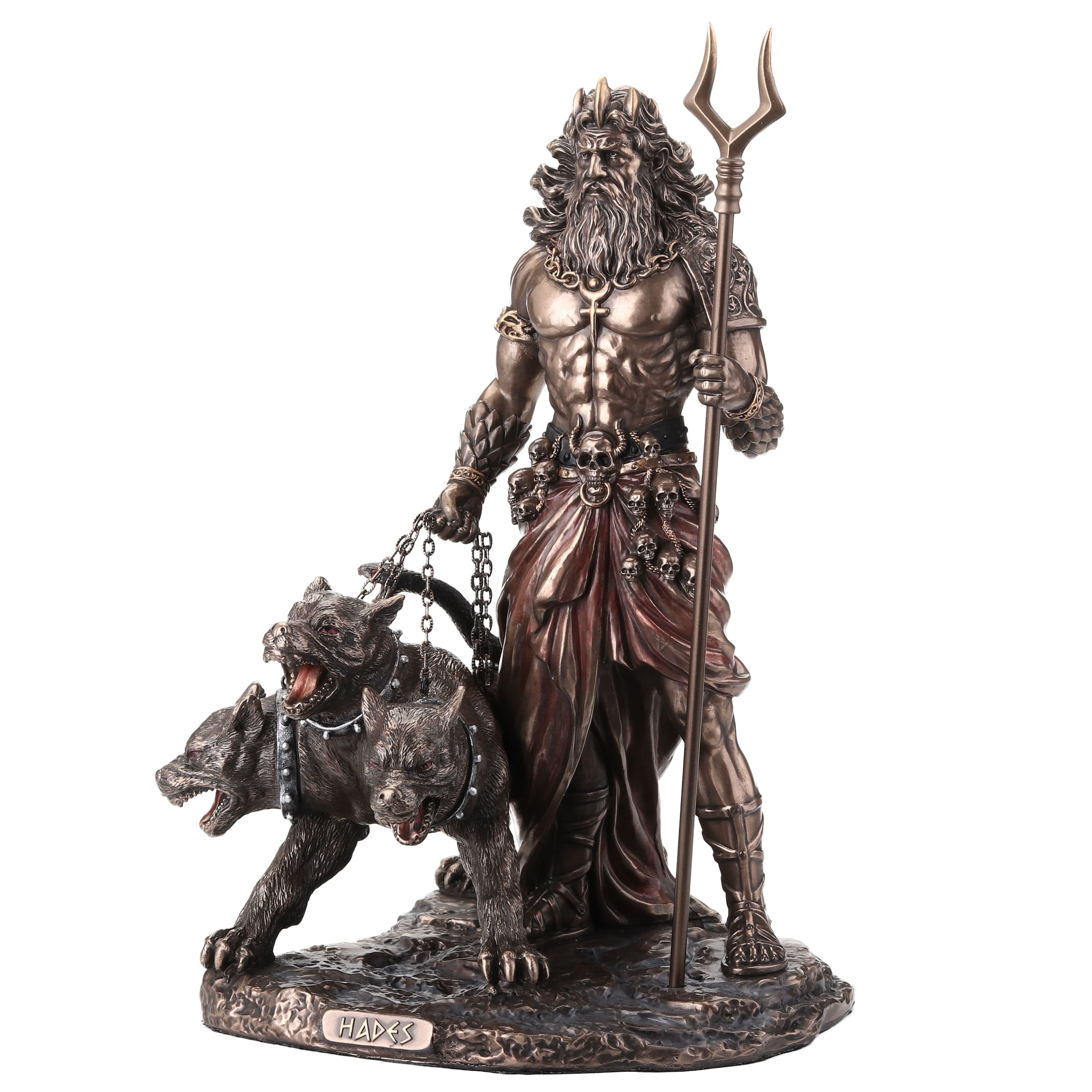 Hades and Cerberus Statue – Veronese Bronze, 25 cm — additional product image 2 from ArtStatues