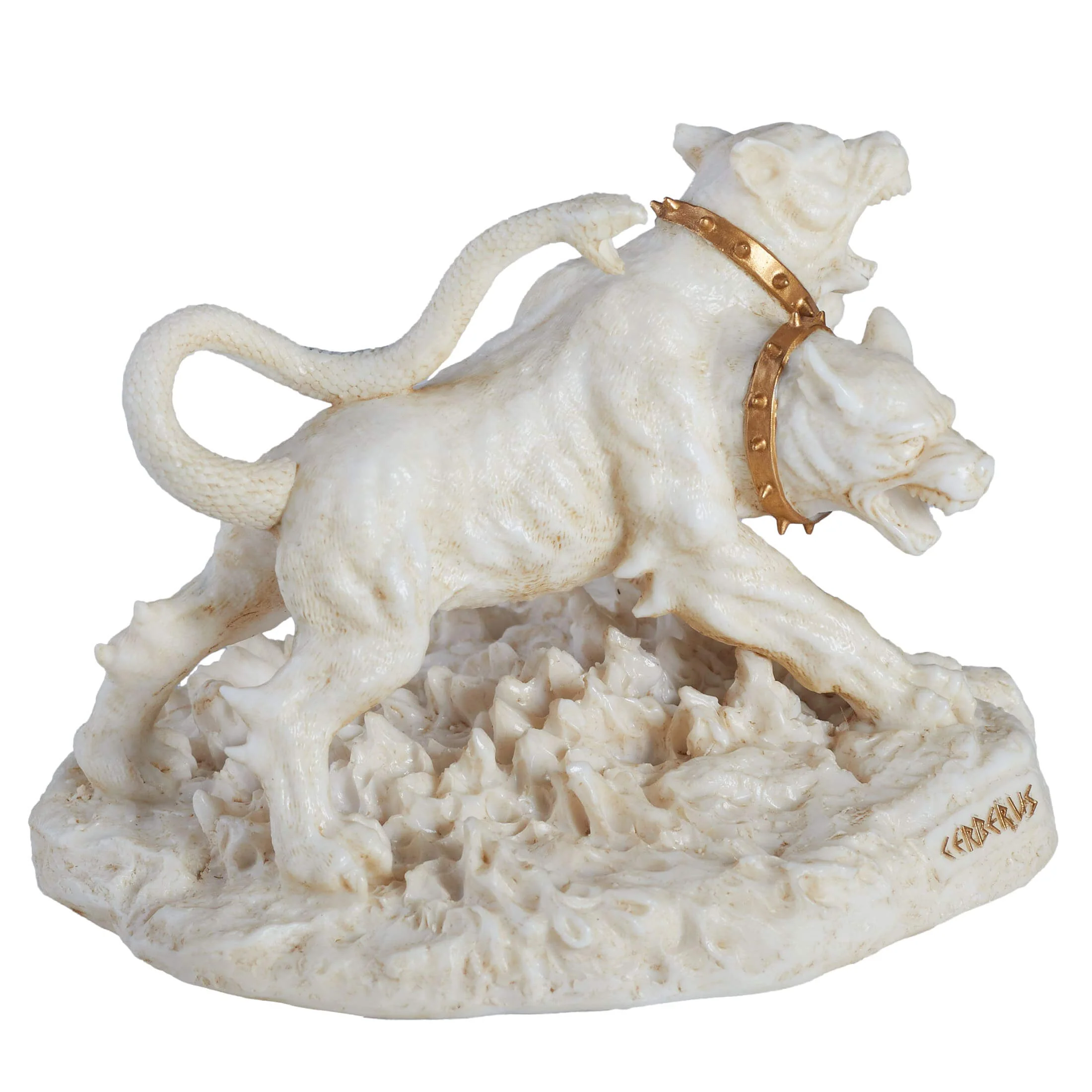 Cerberus The Three Headed Hound Of Hades 11cm White Veronese Statue — additional product image 2 from ArtStatues