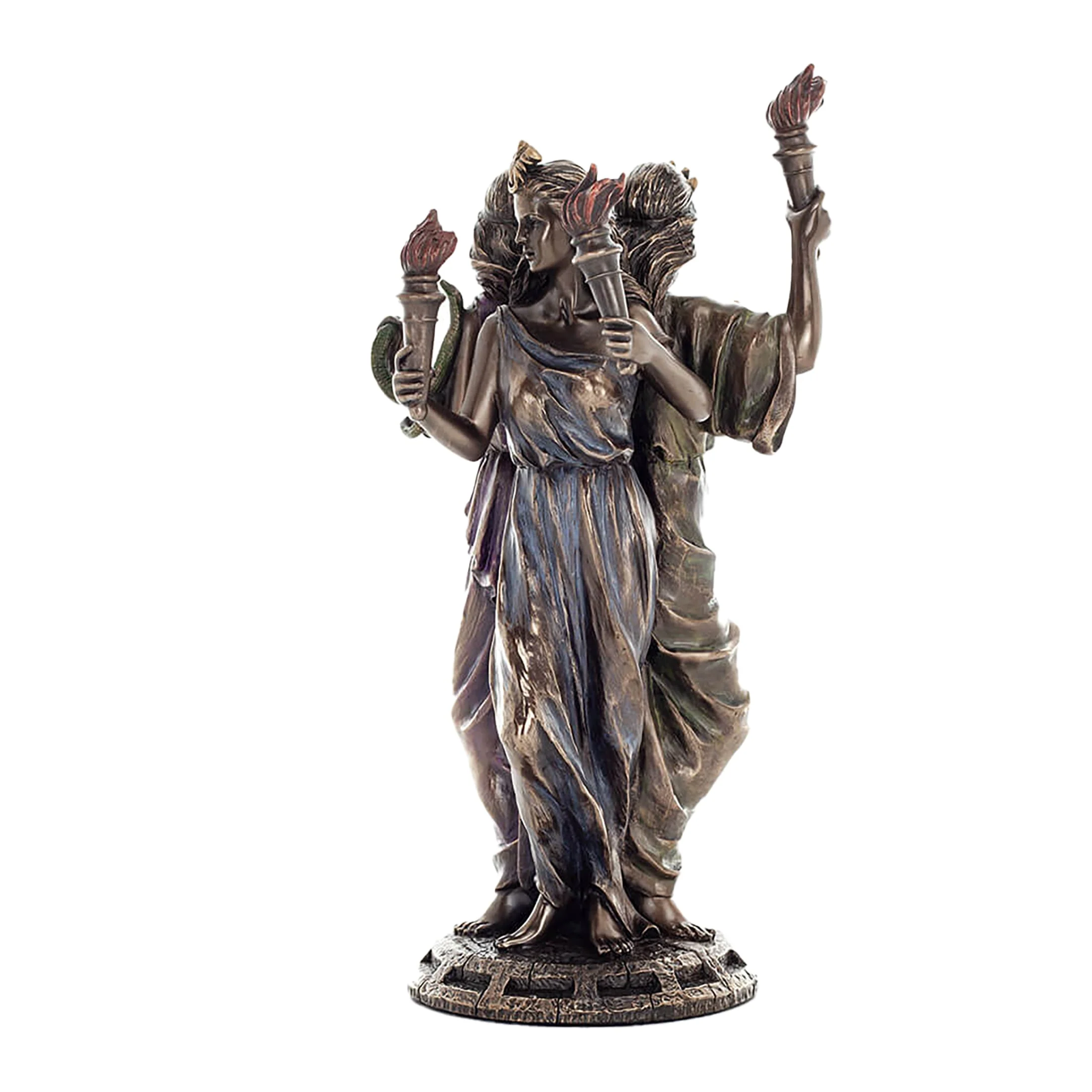 Hecate Triple Goddess – 21cm Veronese Cold-Cast Bronze Statue — additional product image 3 from ArtStatues