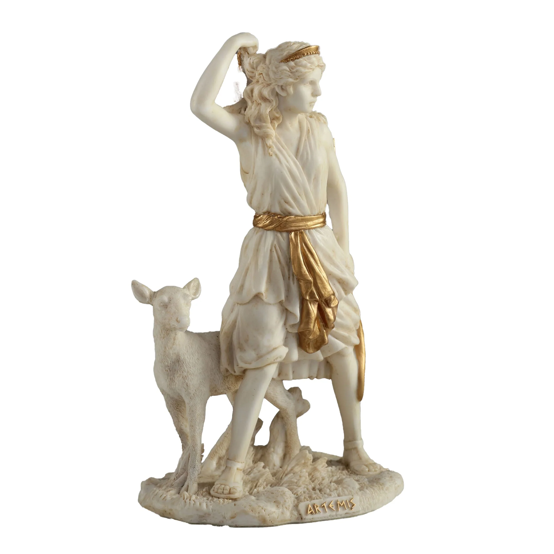 Artemis The Greek Goddess Of The Hunt 16.5cm Veronese White Statue — additional product image 3 from ArtStatues