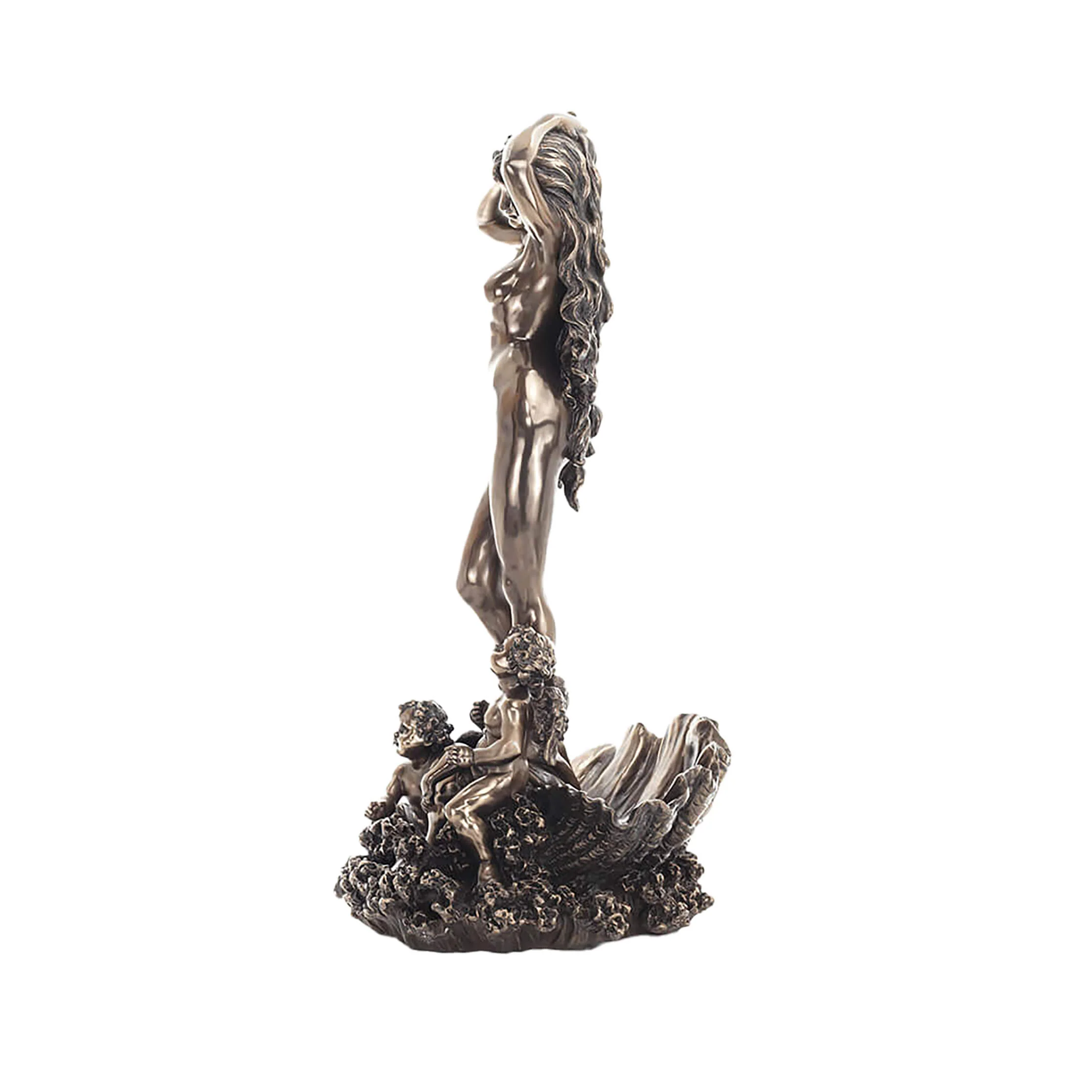 Aphrodite Rising from the Sea Statue – Veronese 72cm Cold-Cast Bronze Greek Goddess Figurine — additional product image 2 from ArtStatues