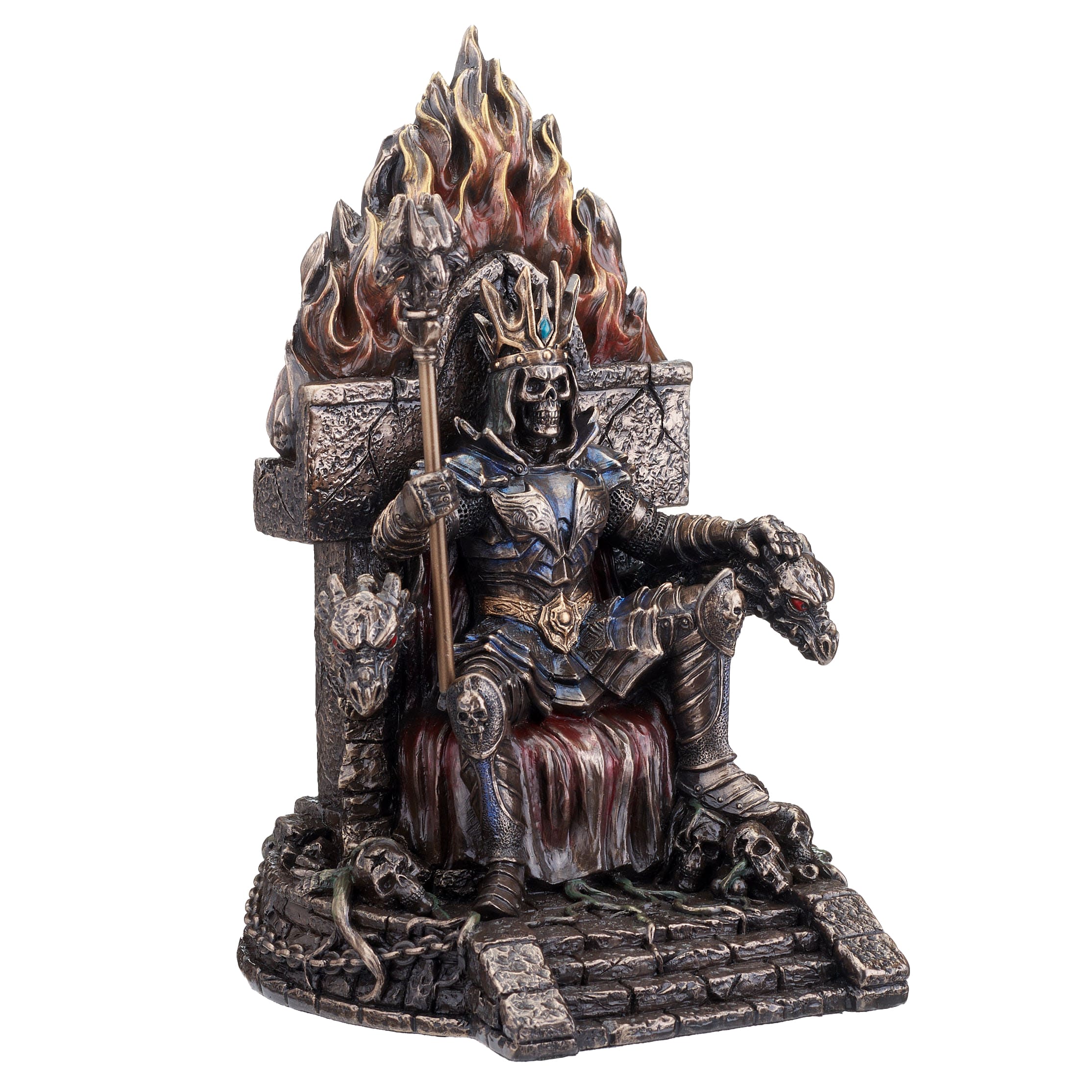 Undead King on Throne Statue – Veronese Bronze, 22×15 cm — additional product image 4 from ArtStatues