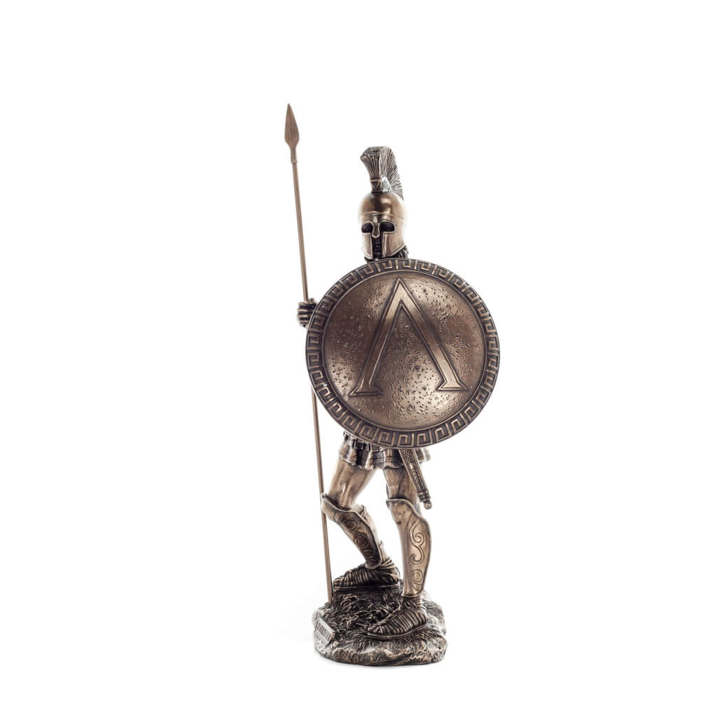 Greek Spartan Warrior 36cm Veronese Statue — additional product image 2 from ArtStatues