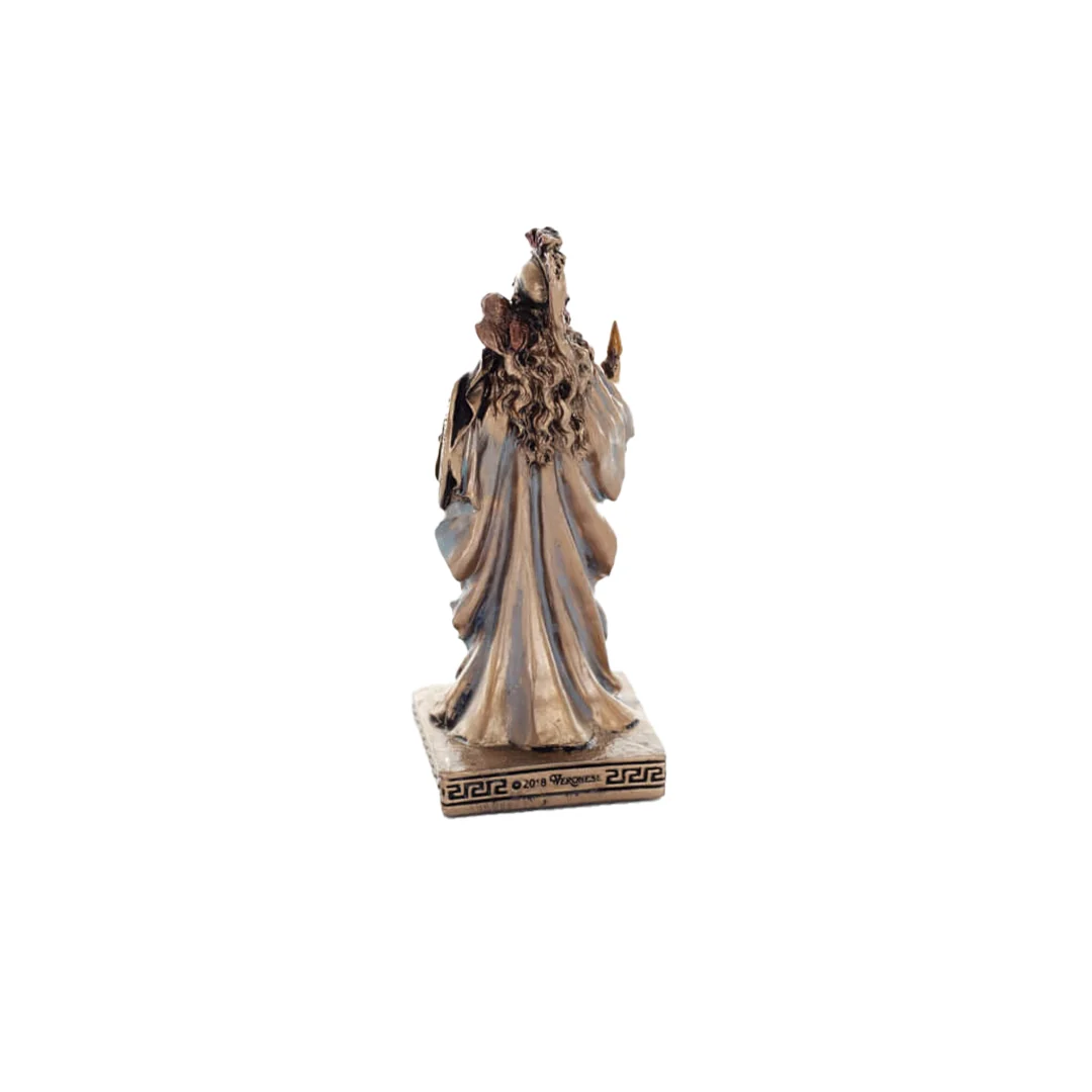Athena The Greek Goddess Of Wisdom 9.3cm Veronese Statue — additional product image 3 from ArtStatues
