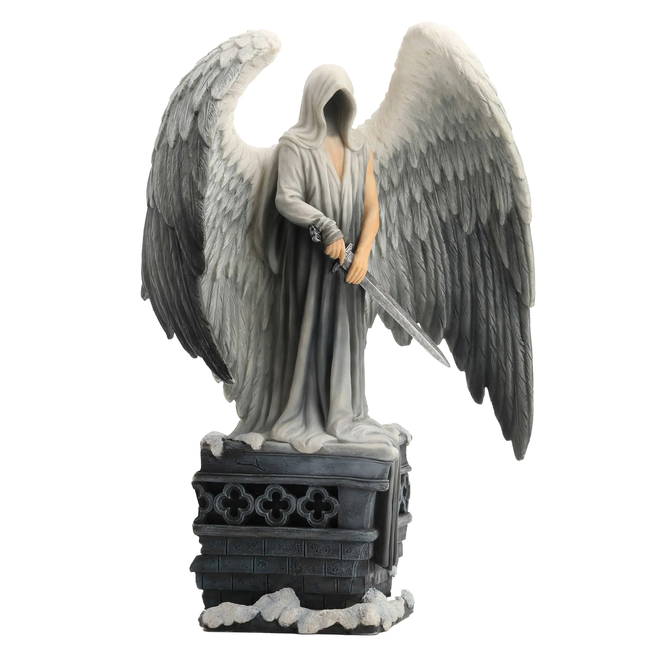Dark Angel of Death Statue – 28×32.5 cm Gothic Fantasy Figurine — additional product image 2 from ArtStatues