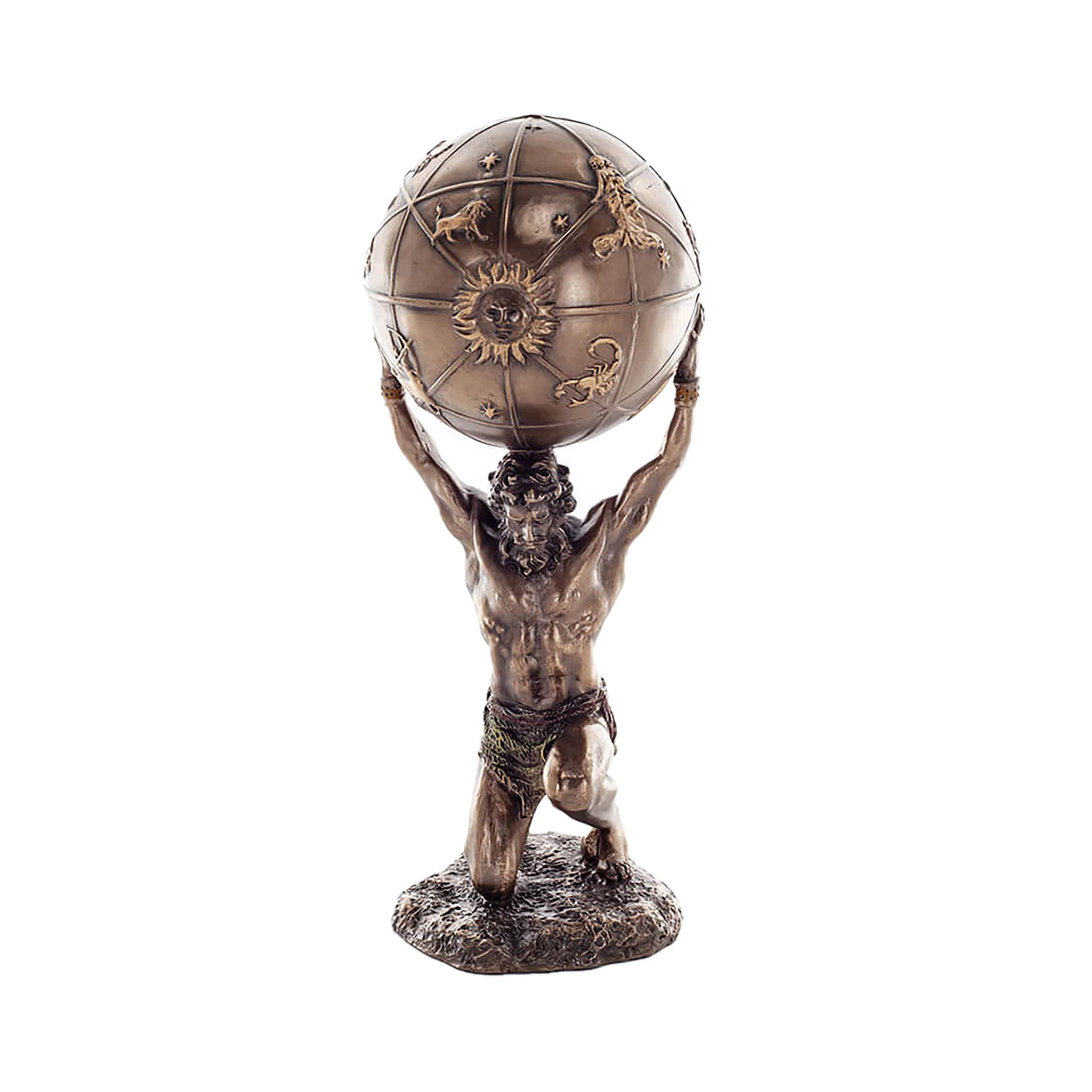 Atlas Titan Cold-Cast Bronze Statue – 21 cm