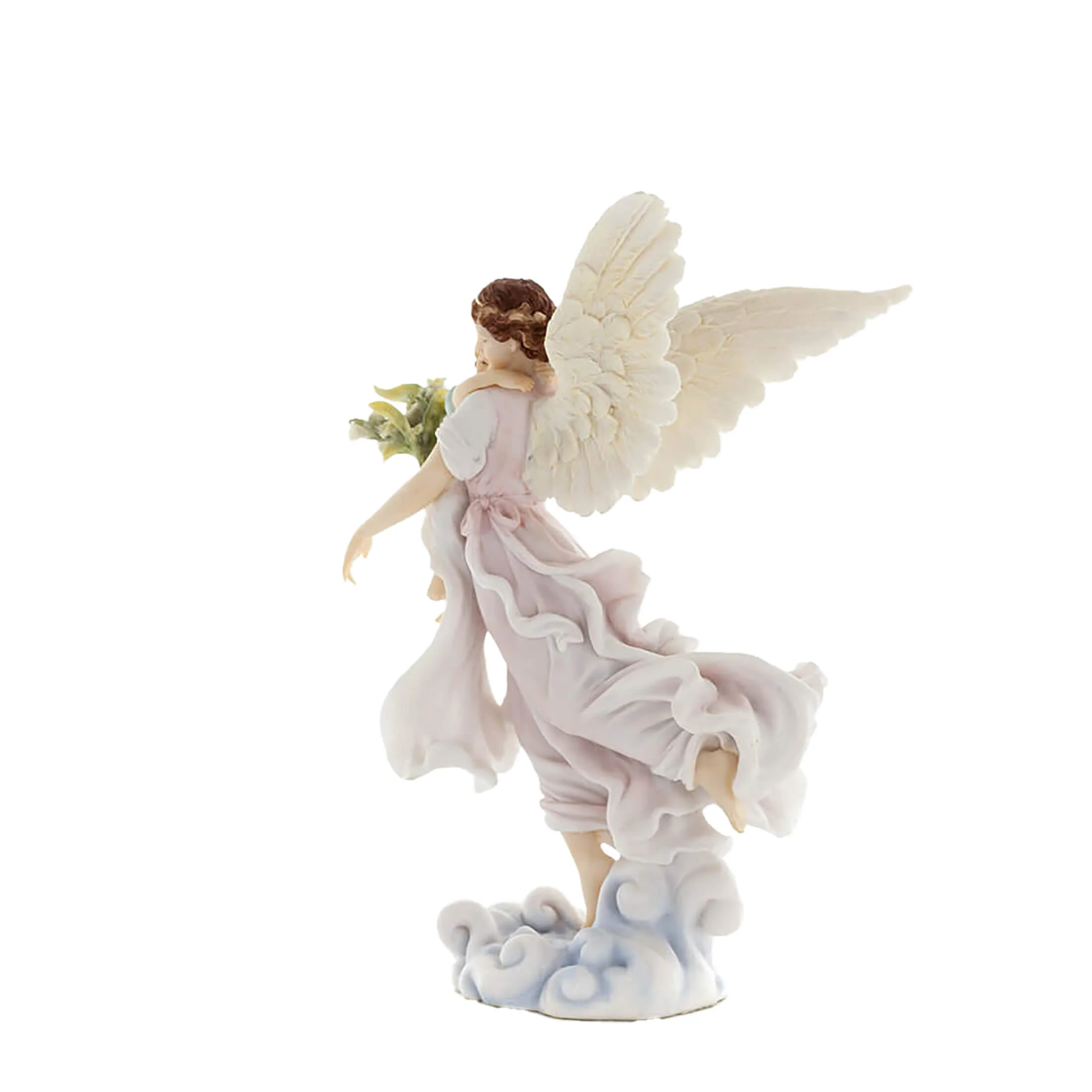 Guardian Angel with Child 27cm Hand-Painted Statue – Symbol of Love and Protection — additional product image 2 from ArtStatues