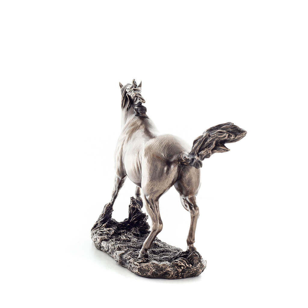 Galloping Horse 34.5x22cm Veronese Cold-Cast Bronze Statue – Symbol of Freedom — additional product image 2 from ArtStatues