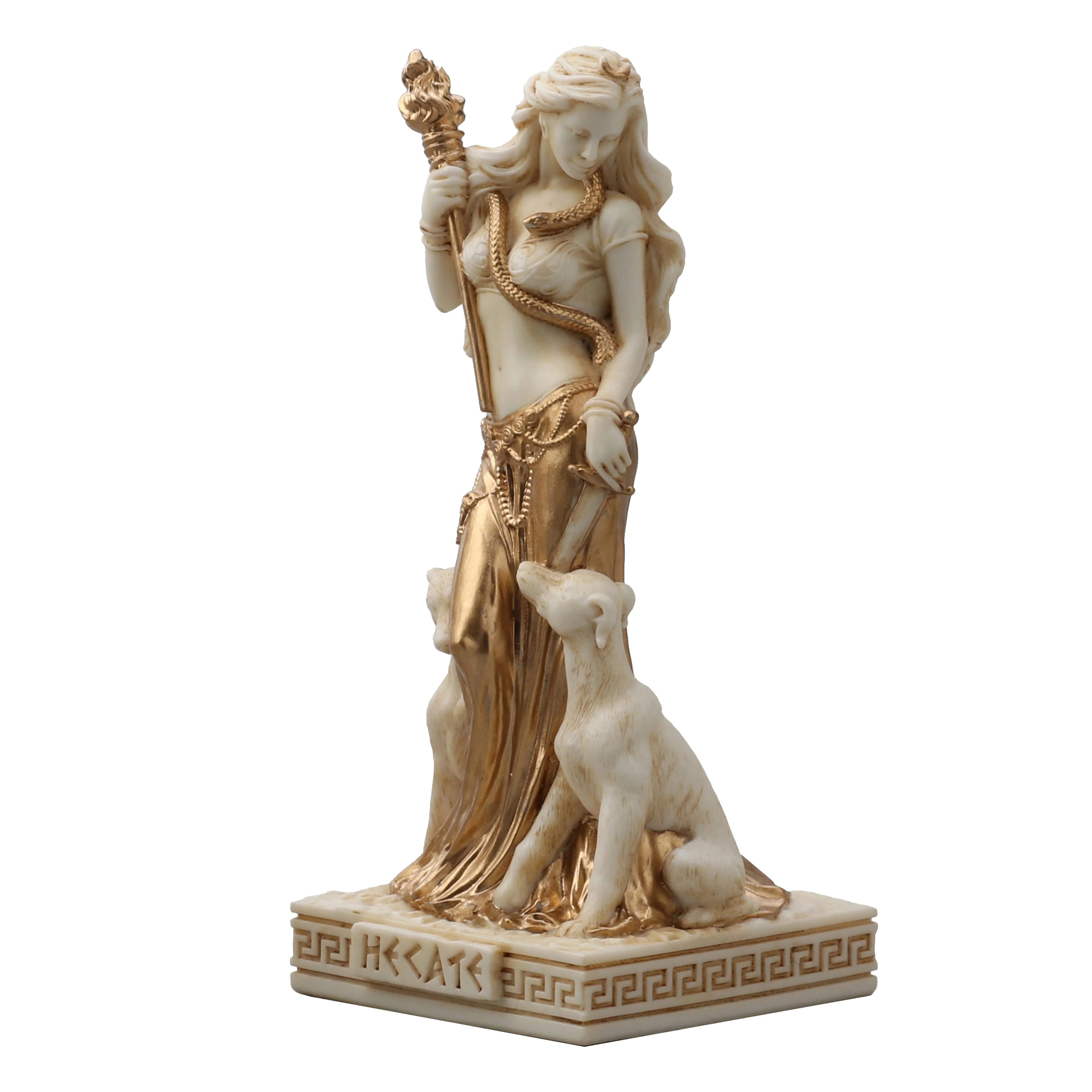 Hecate Greek Goddess Of Magic 9cm Veronese White Statue — additional product image 3 from ArtStatues
