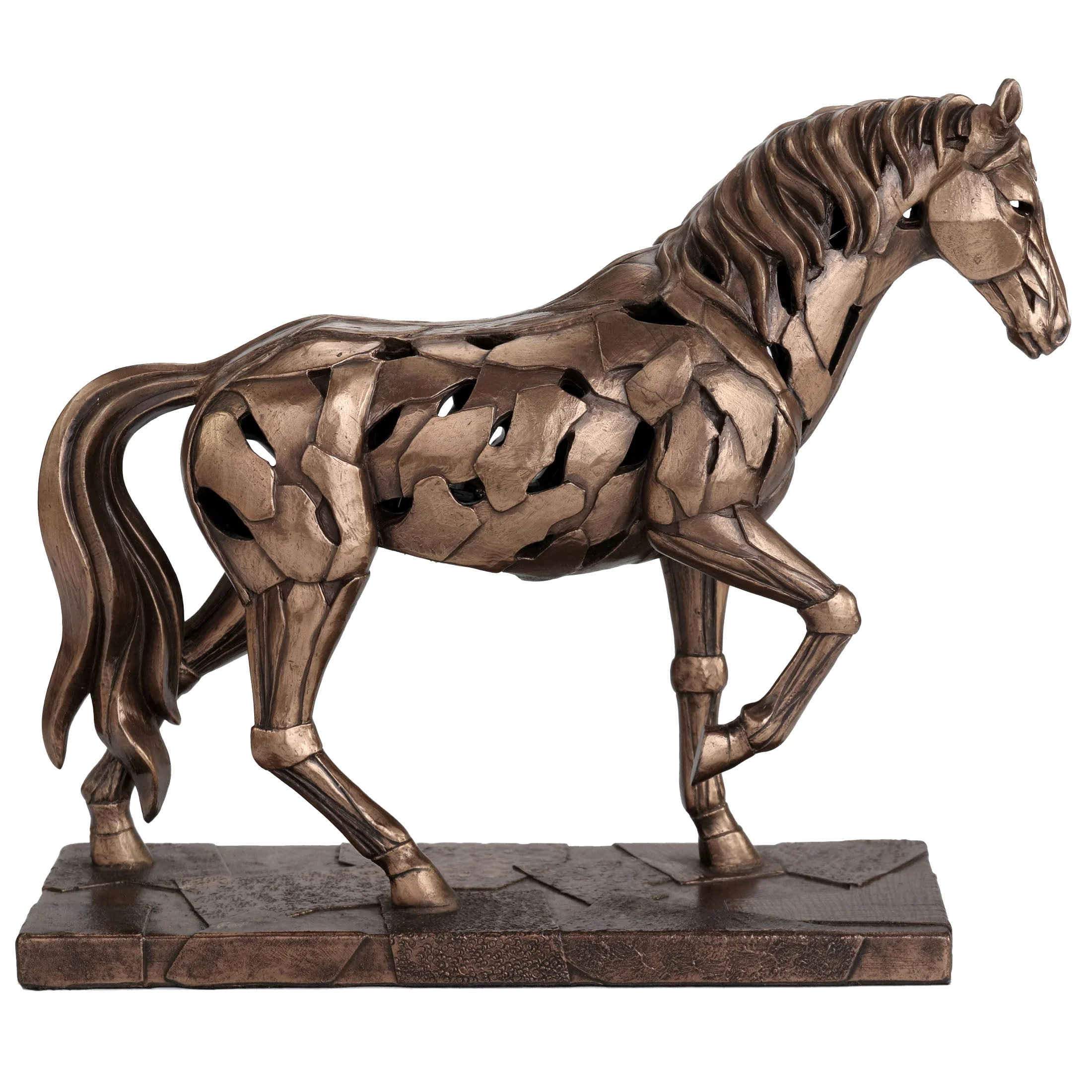 Pacing Horse Illumination 25.5cm Veronese Statue — additional product image 2 from ArtStatues